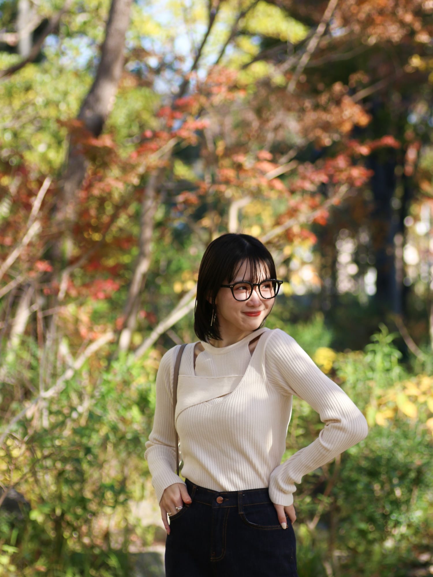 chest cross knit