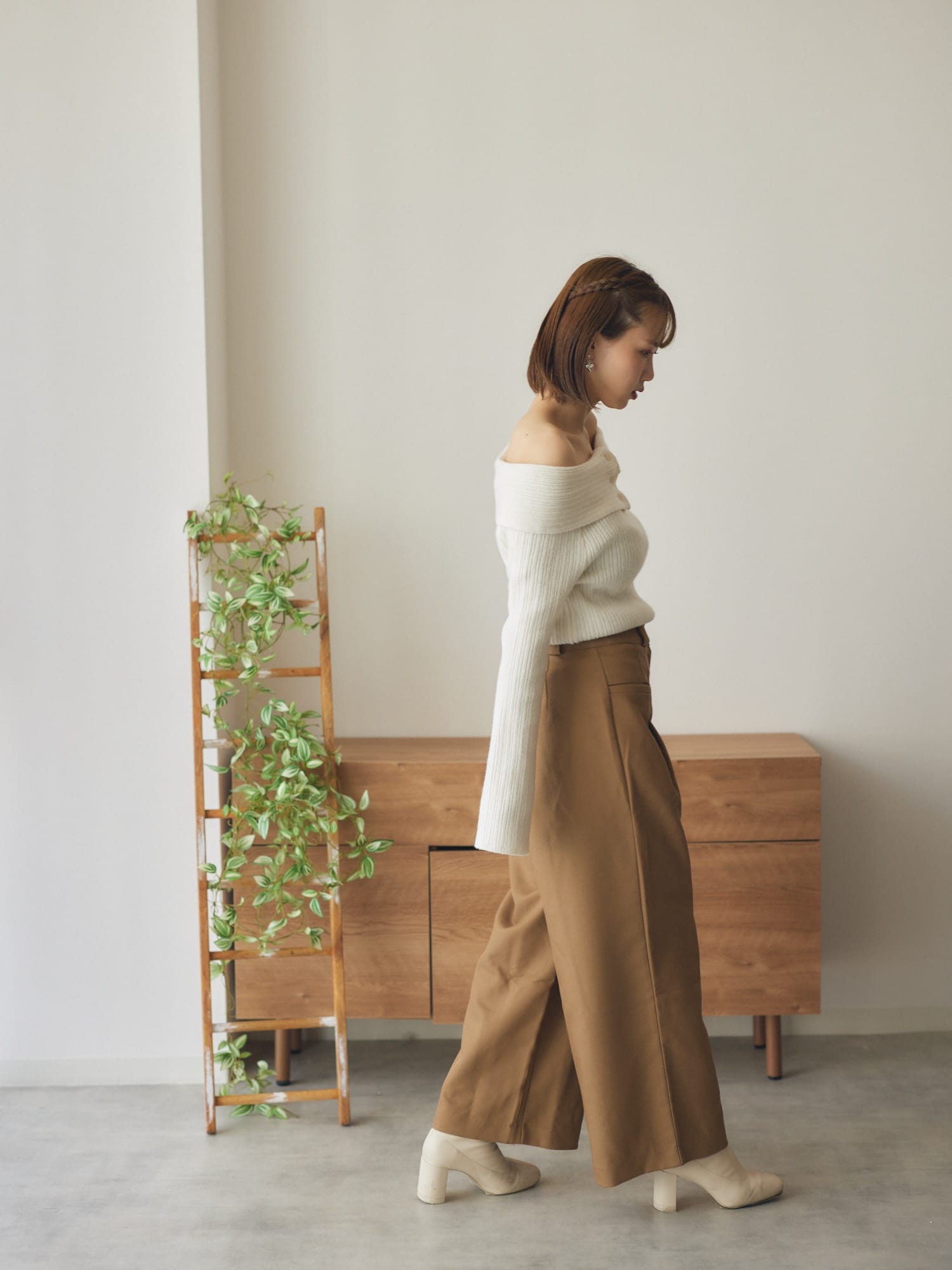 winter shoulder knit