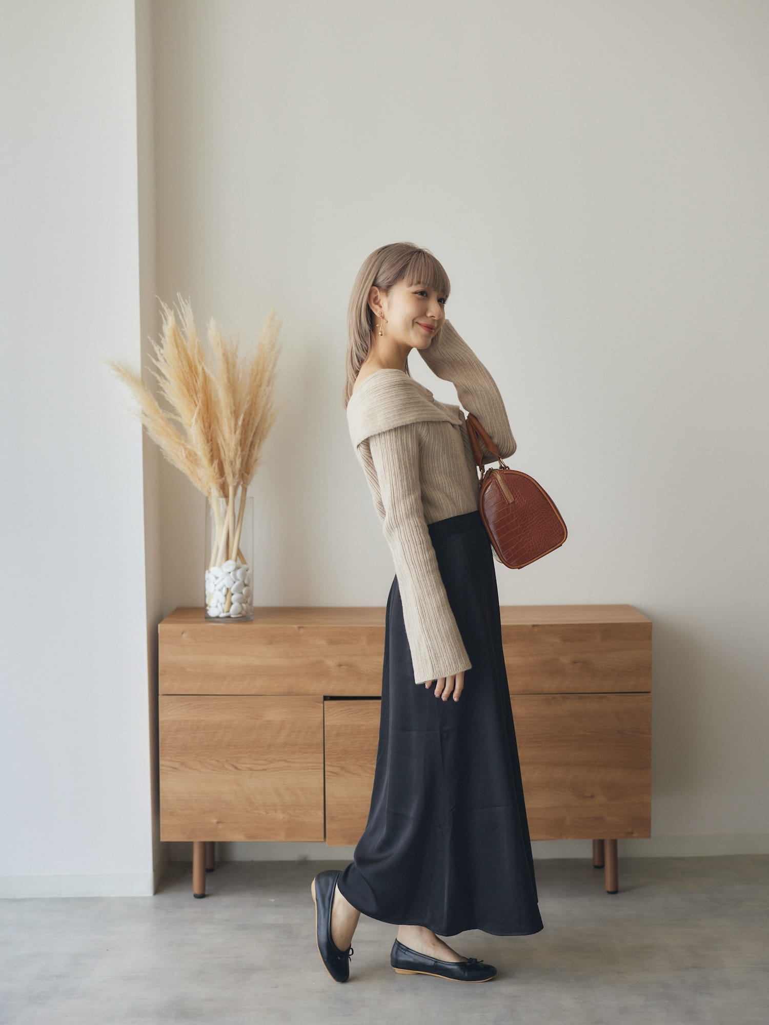 winter shoulder knit