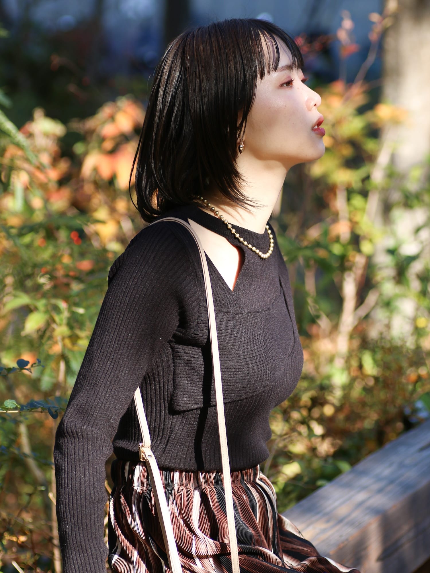 chest cross knit
