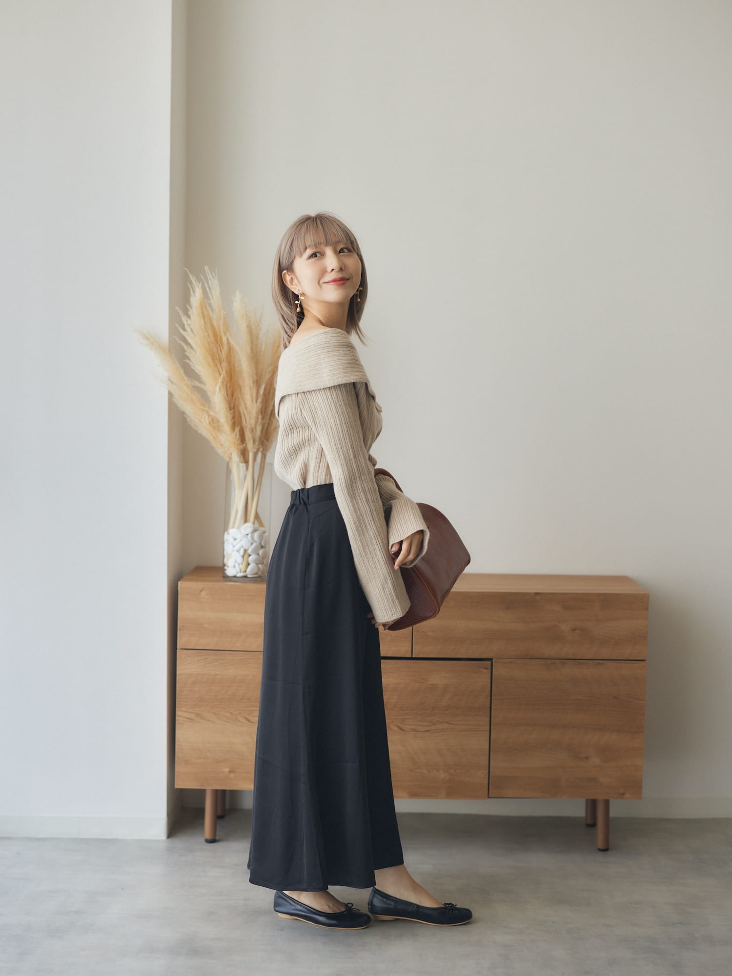 winter shoulder knit