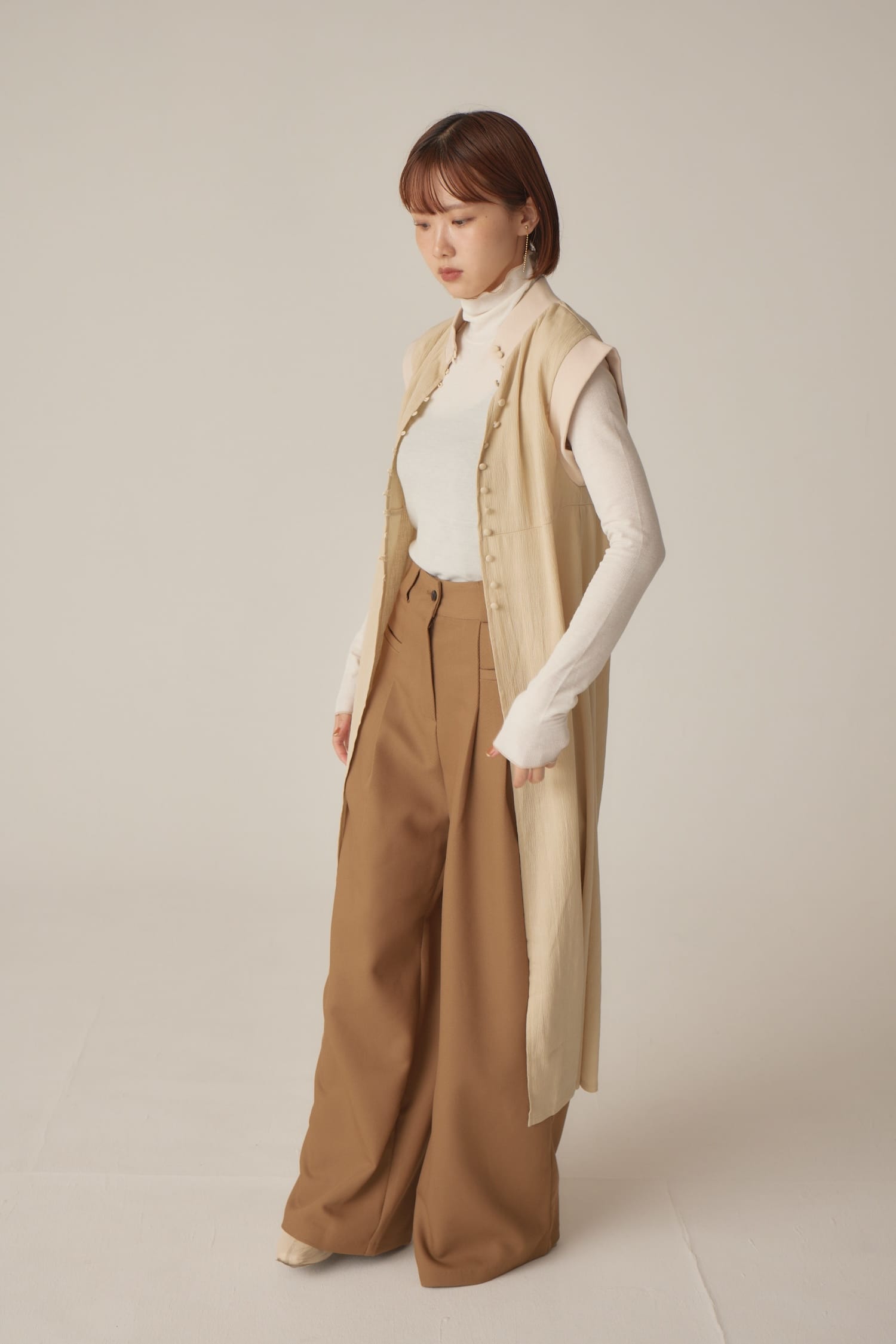 tack wide pants