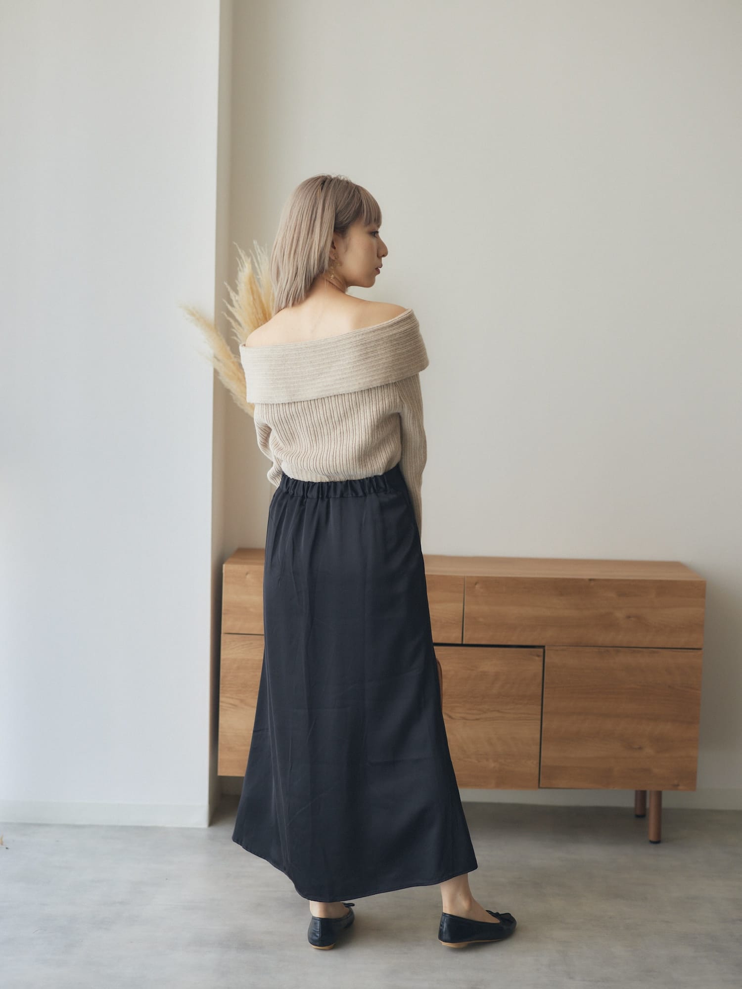 winter shoulder knit