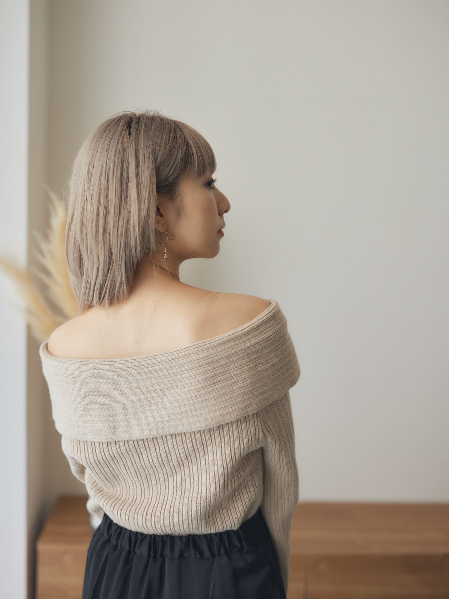 winter shoulder knit