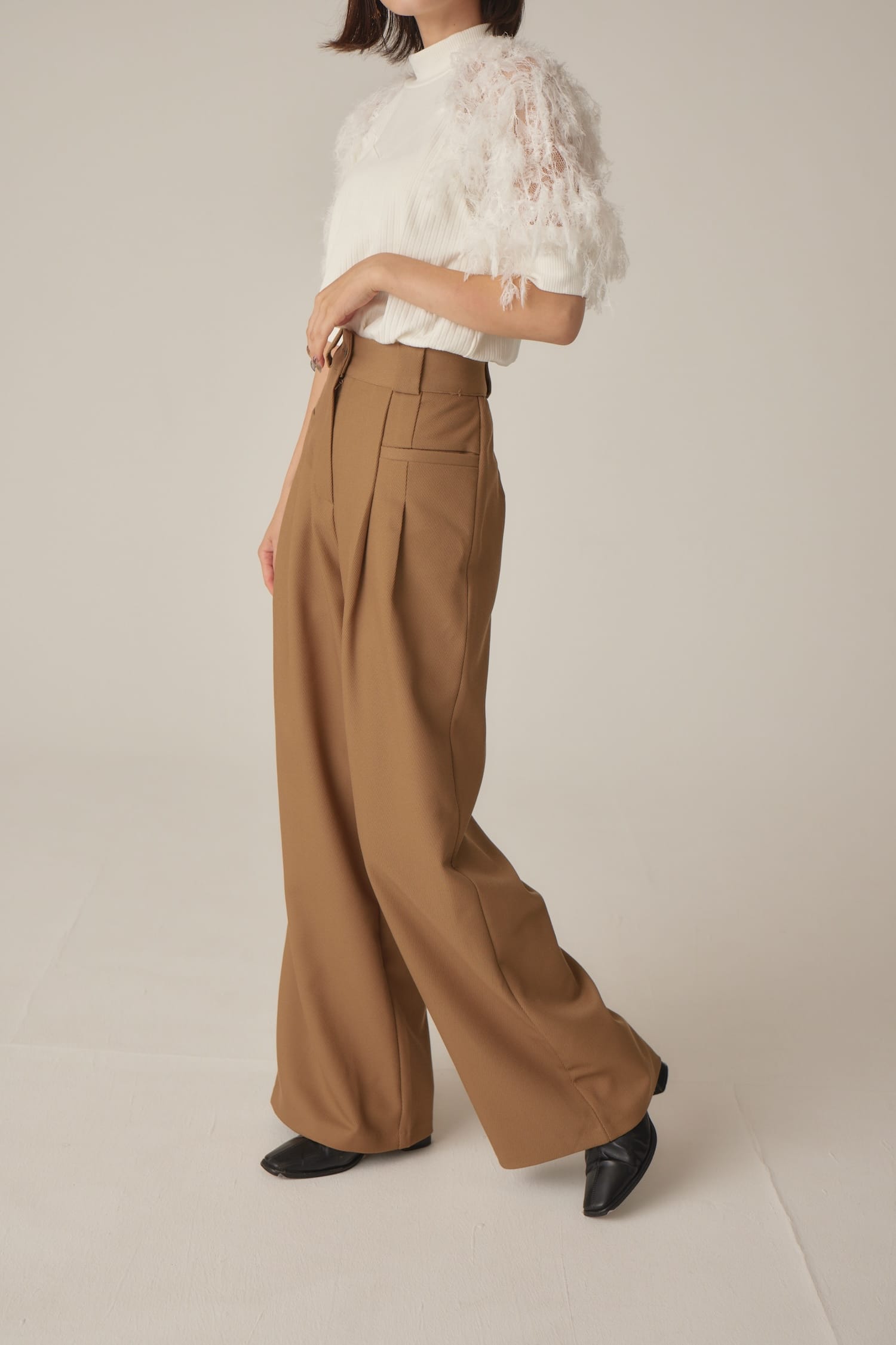 tack wide pants