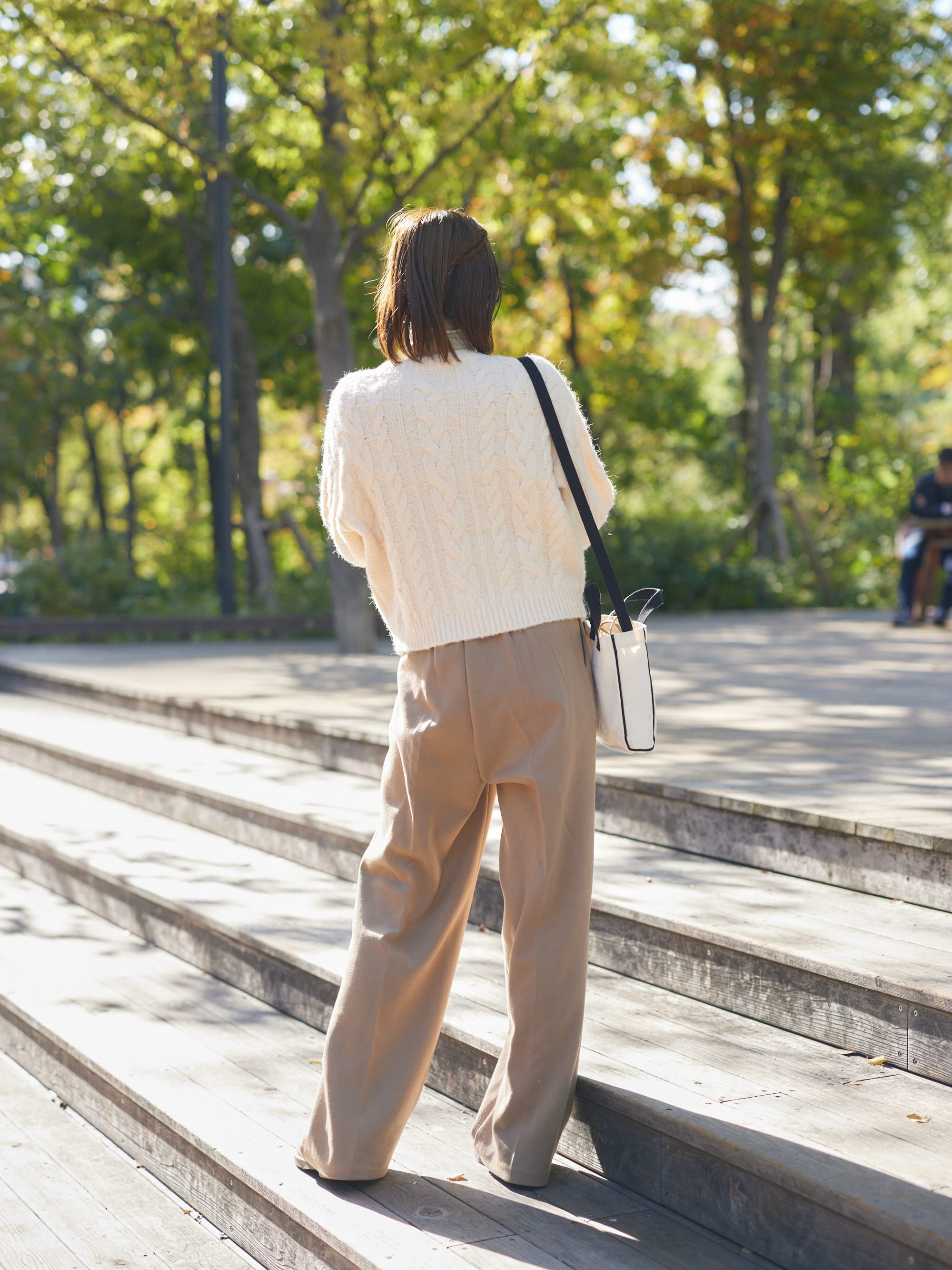 curve waist pants