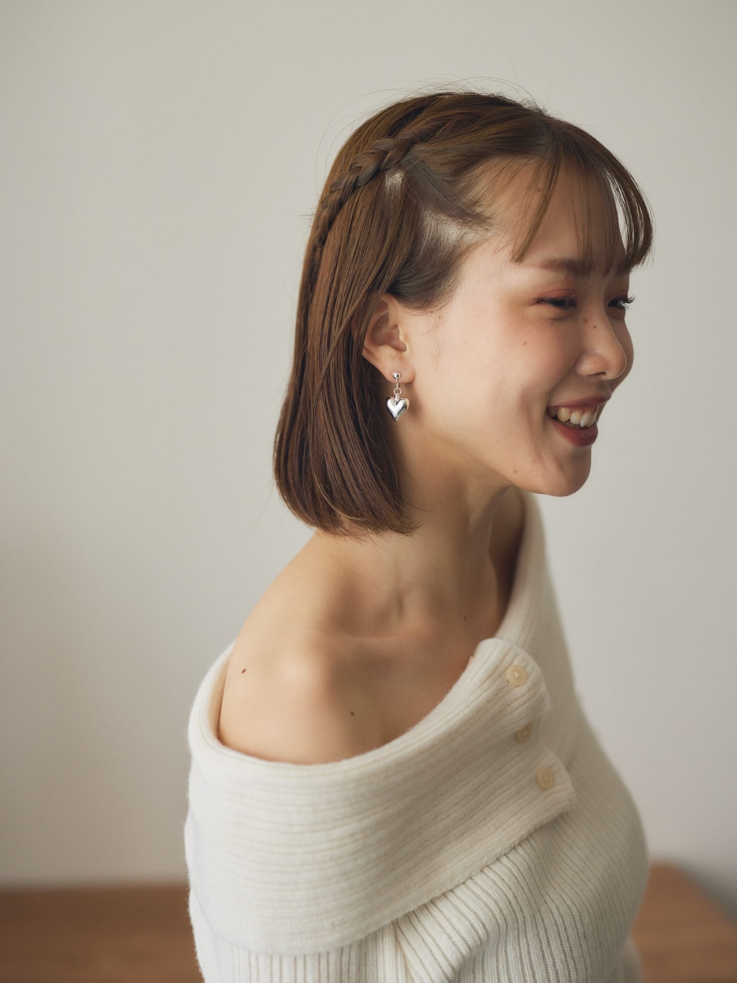heart pierece/earring