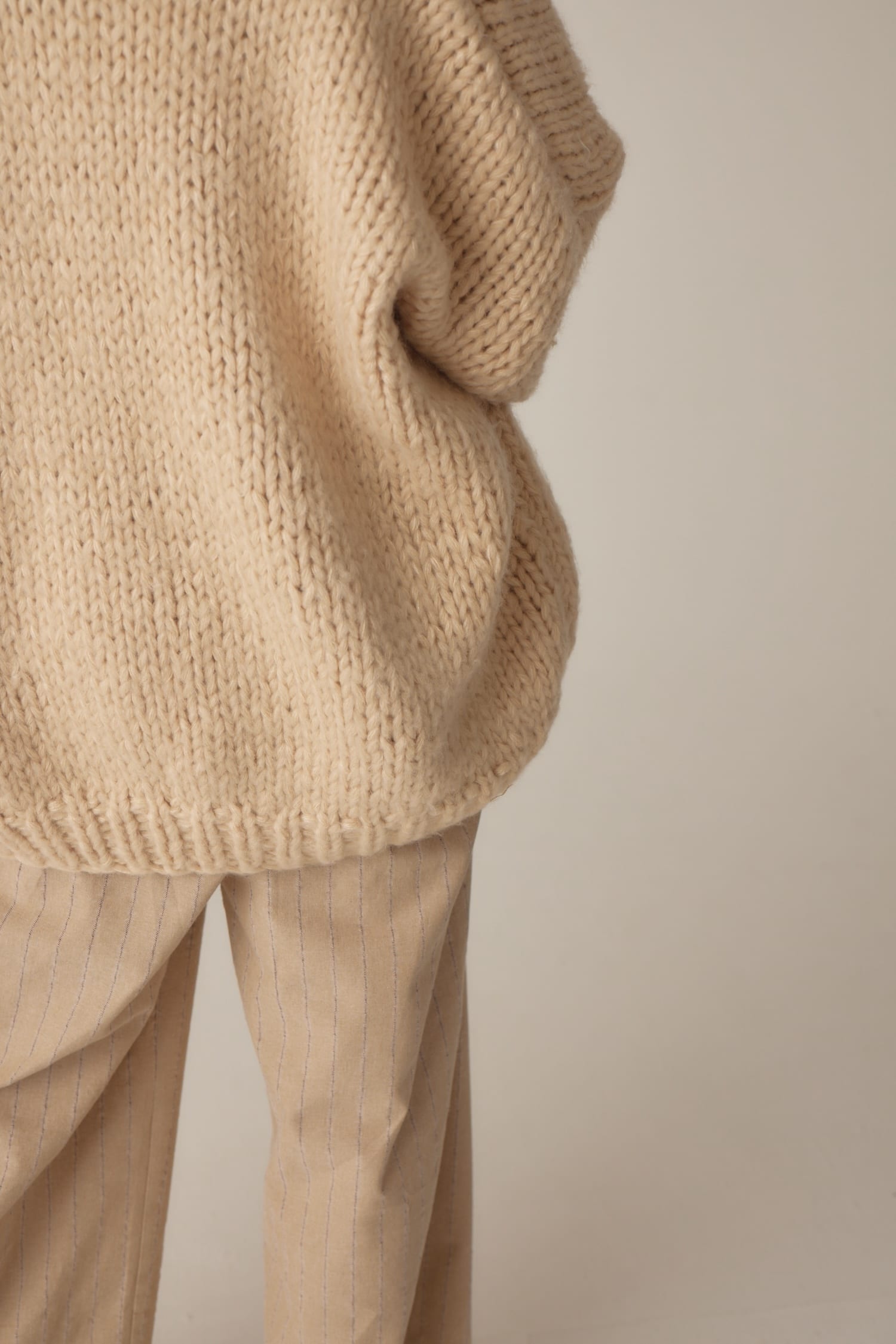 volume handmade cardigan