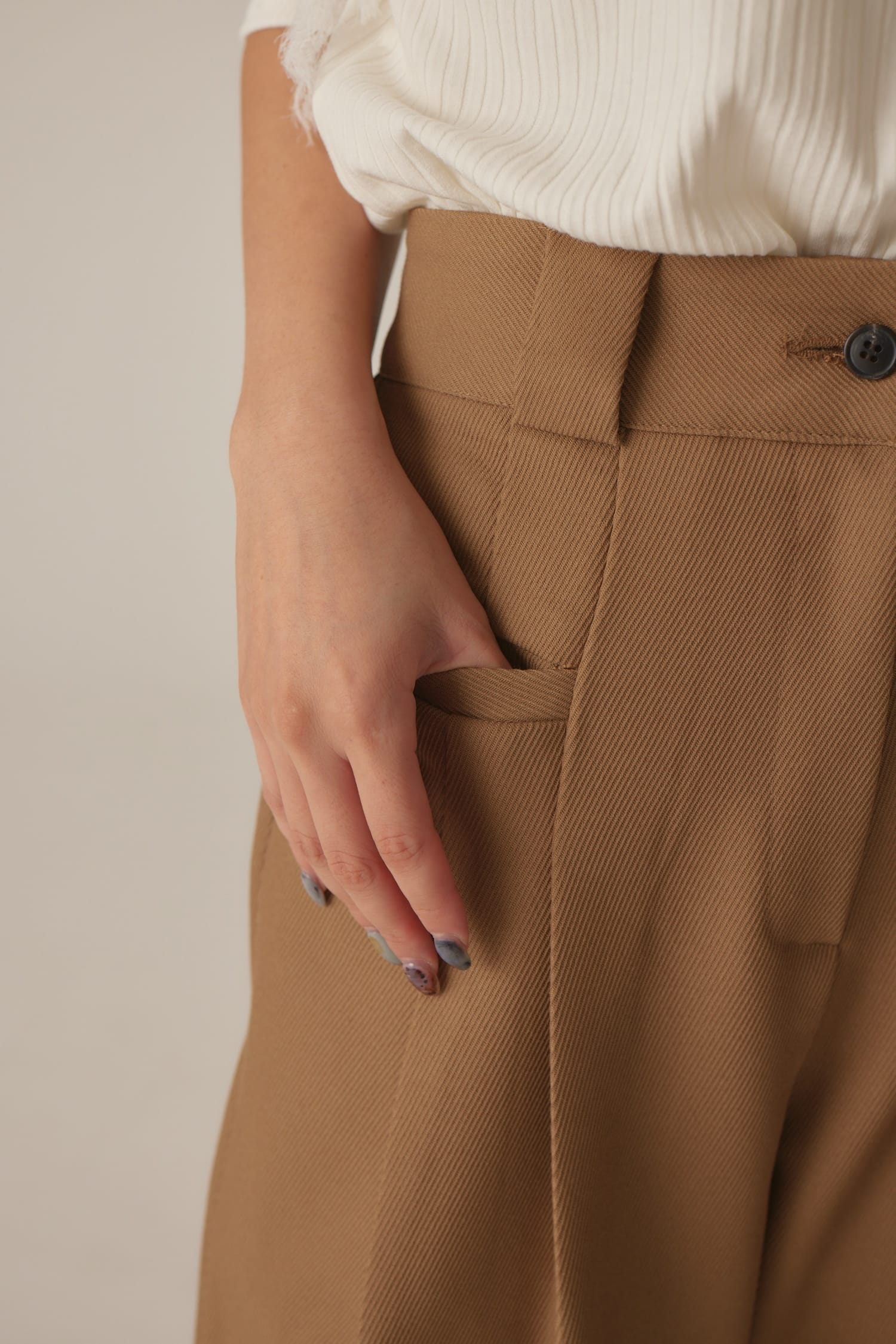 tack wide pants