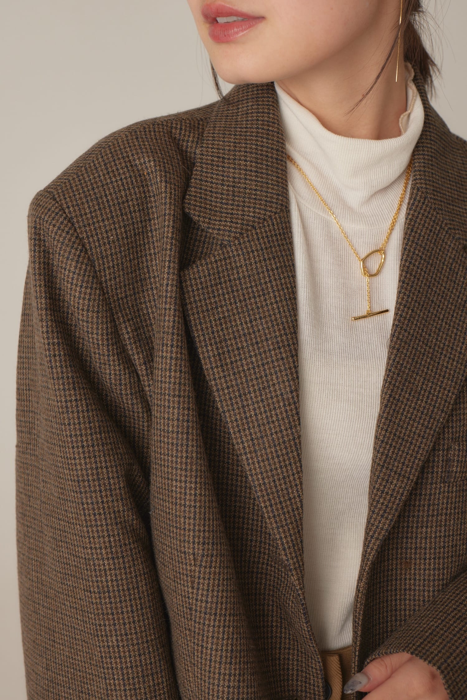 gun club check jacket