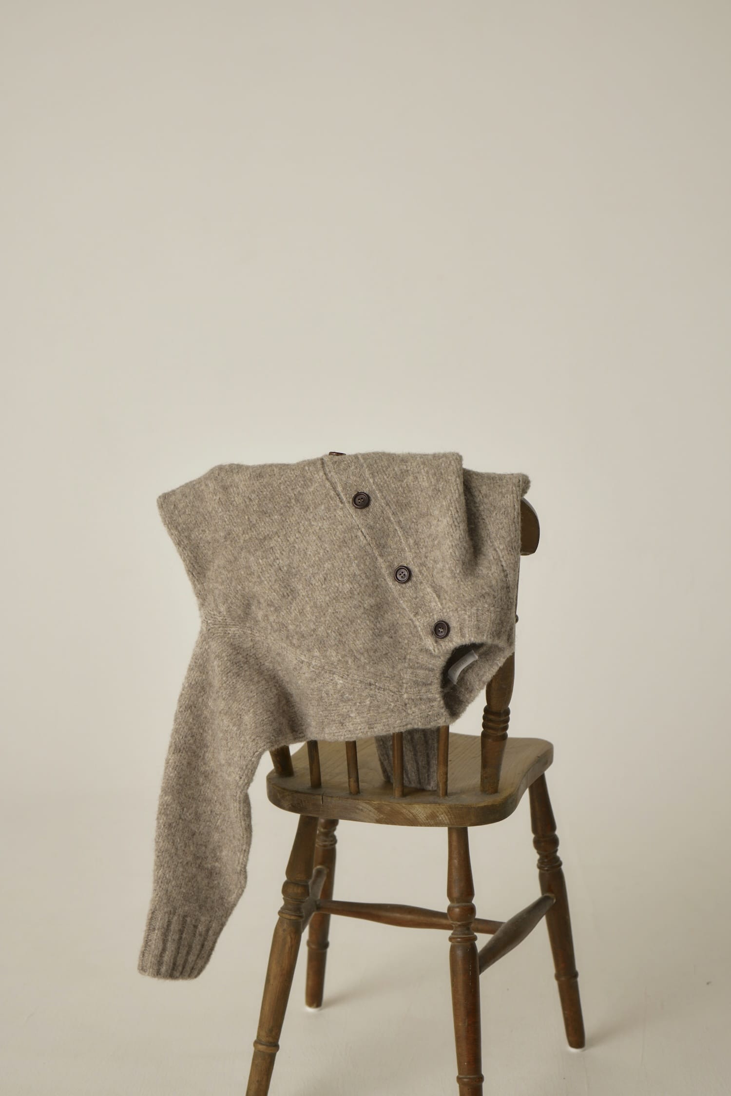 mixture knit cardigan