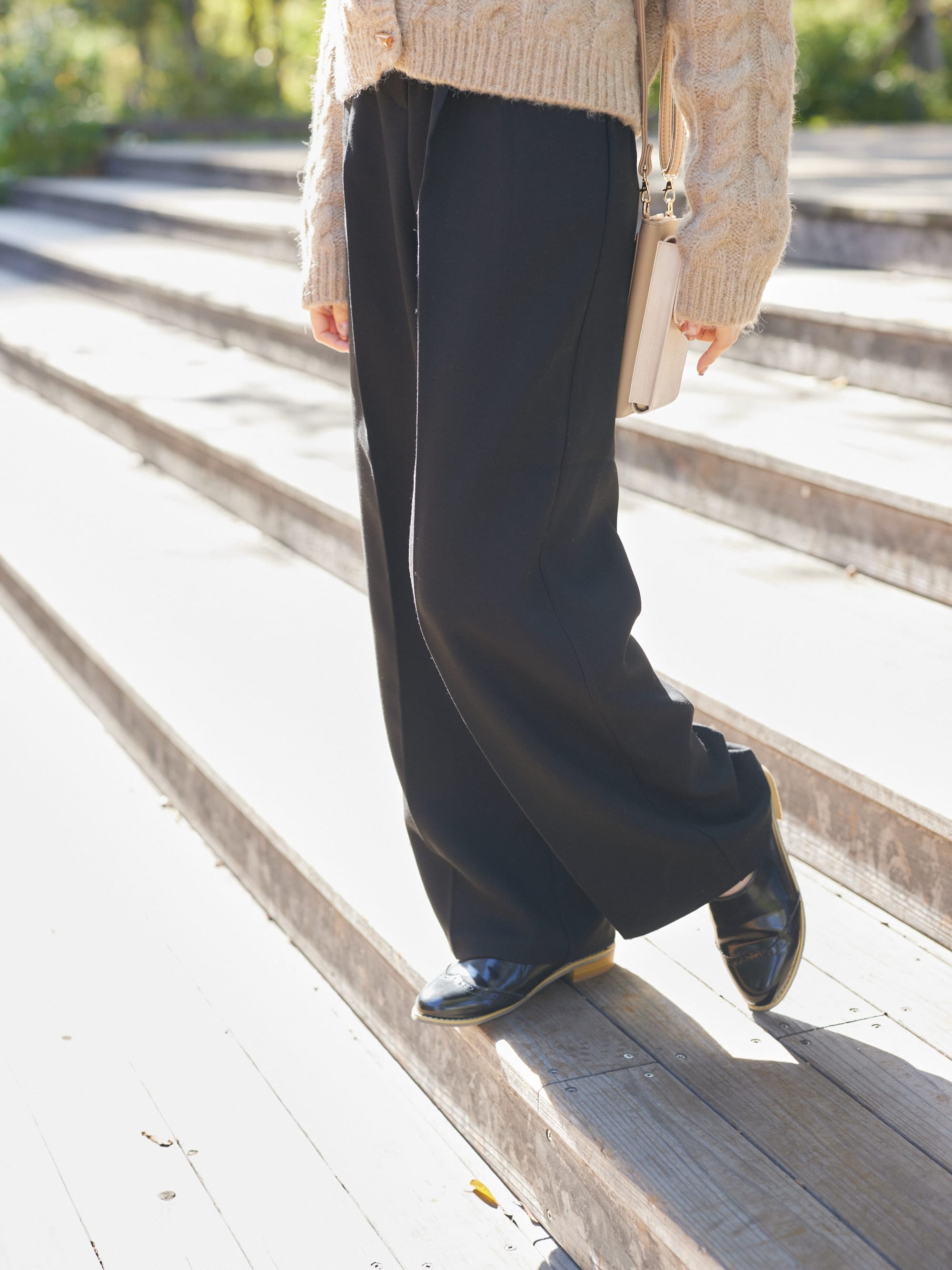 curve waist pants
