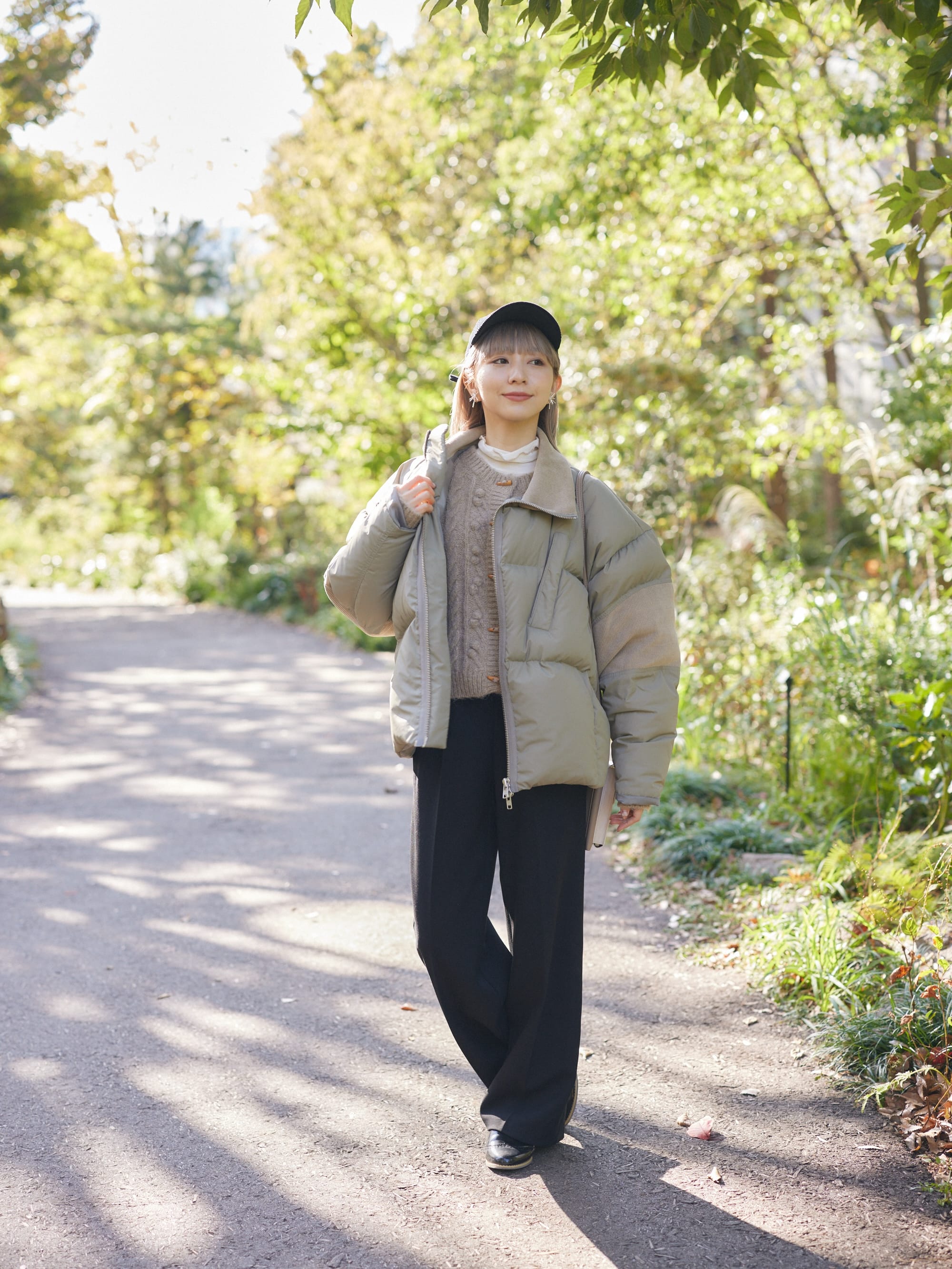 curve waist pants