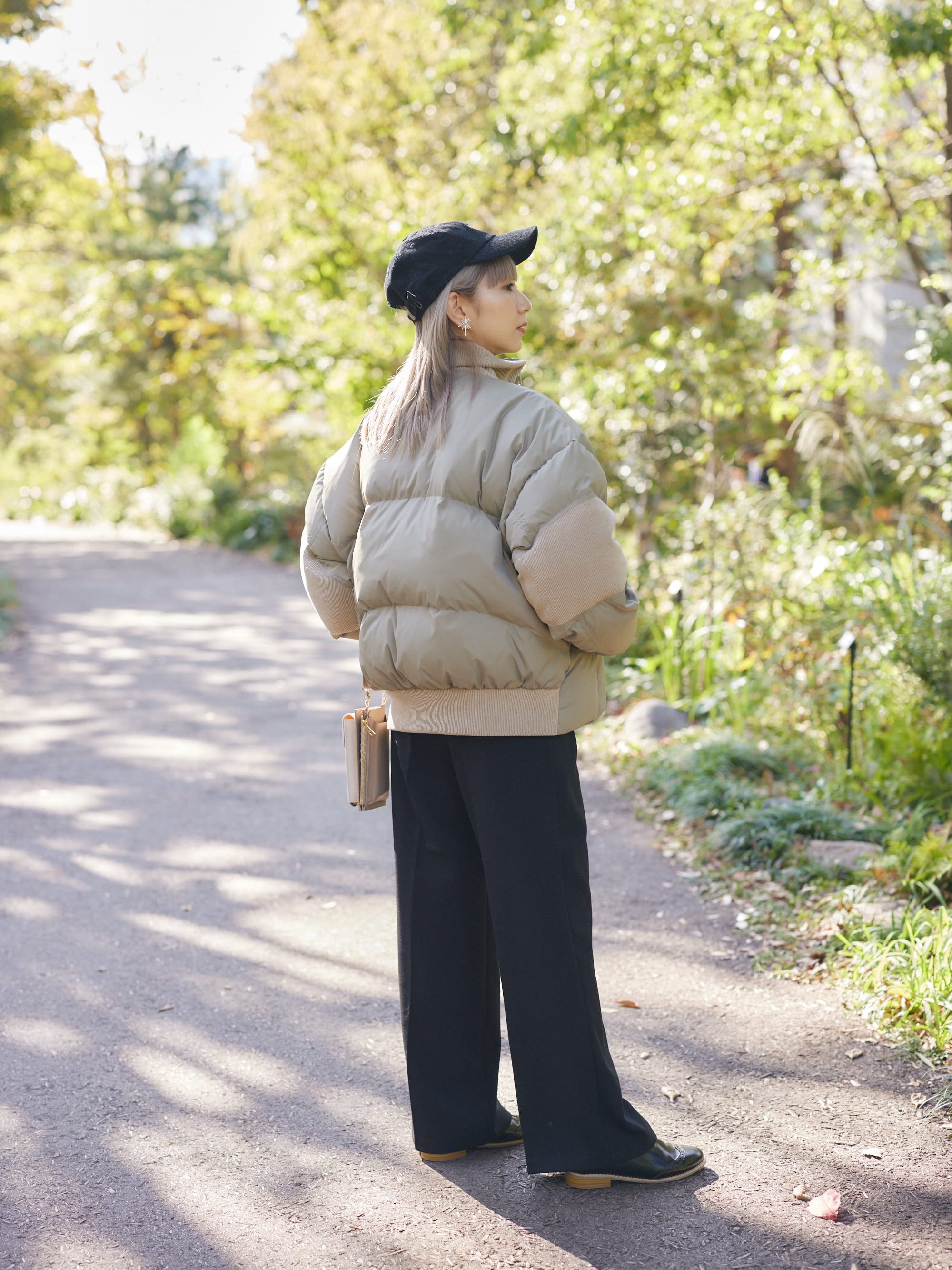 curve waist pants
