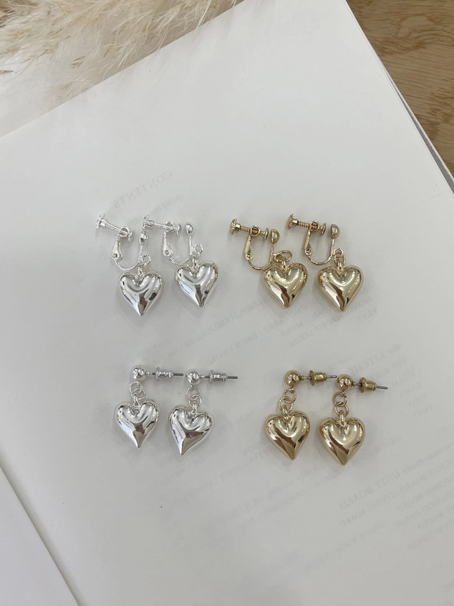 heart pierece/earring