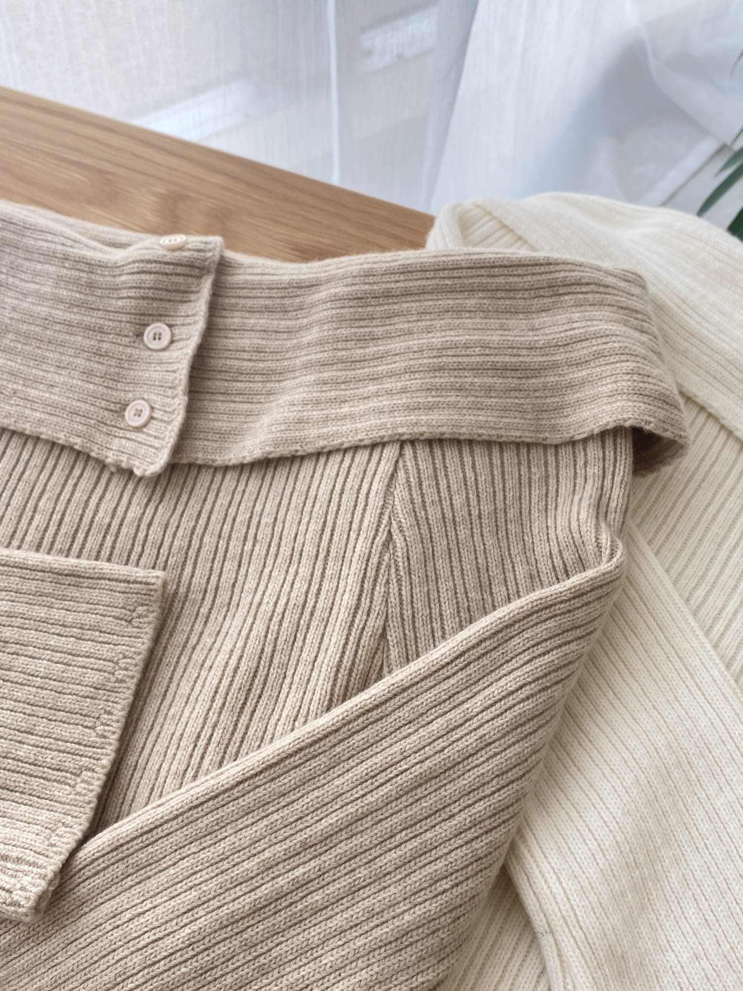 winter shoulder knit