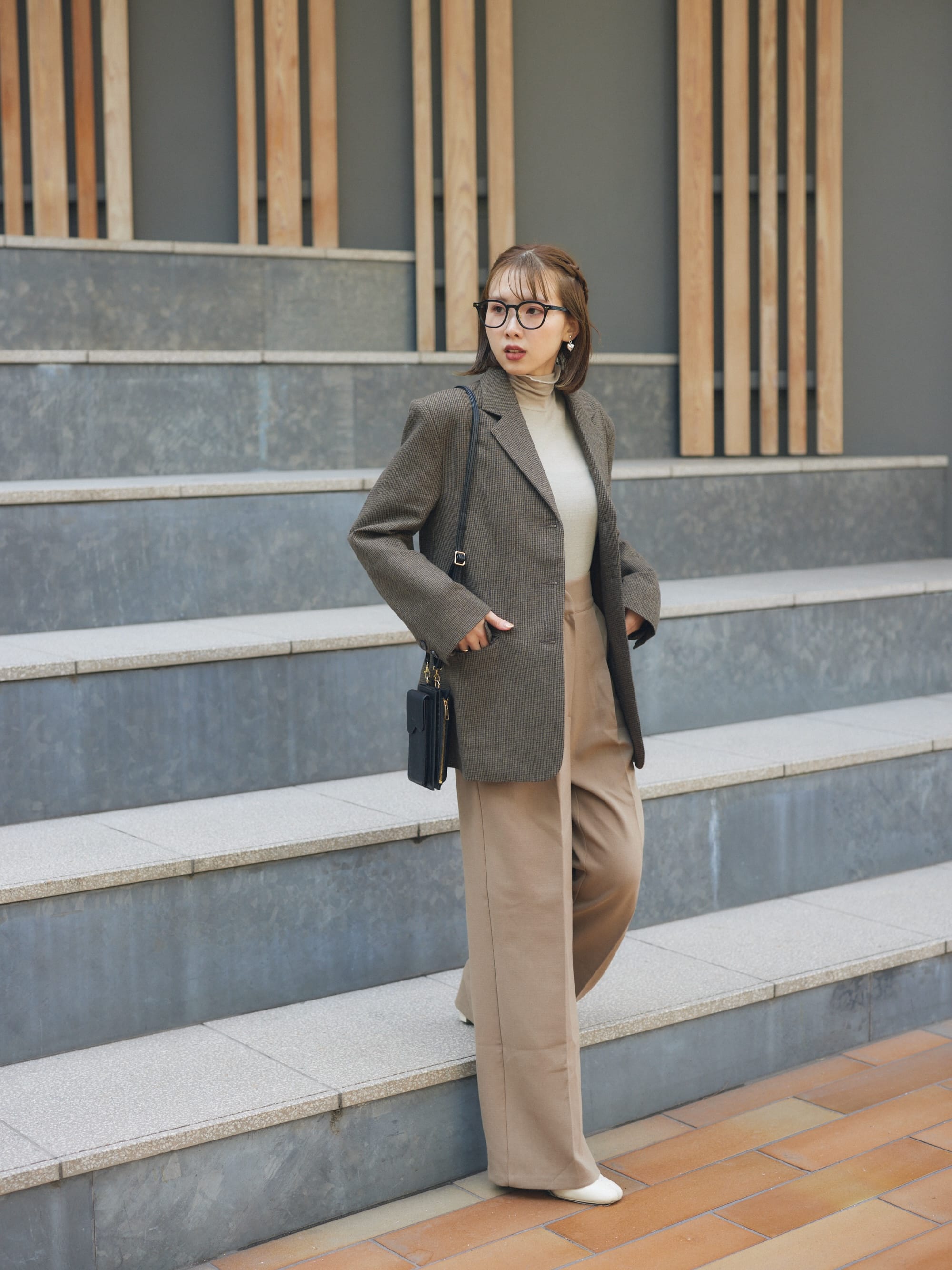curve waist pants