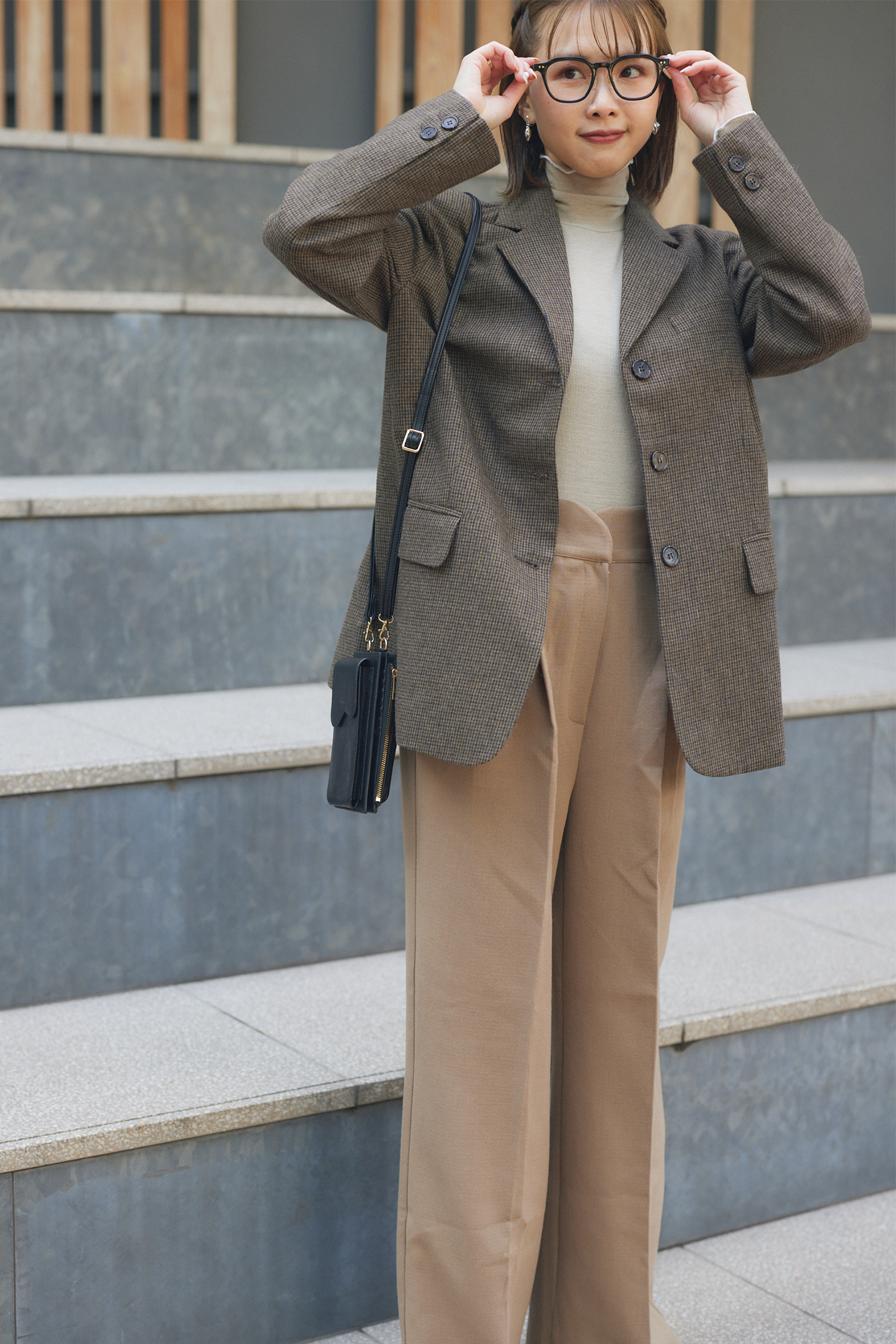 gun club check jacket