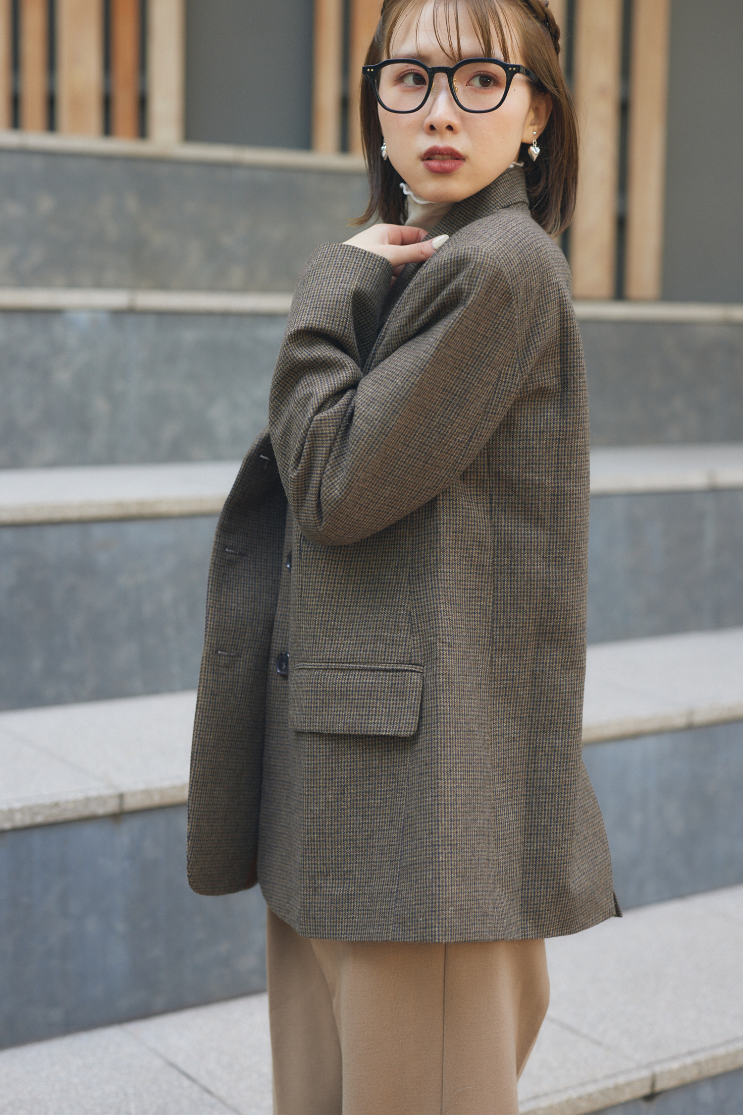 gun club check jacket