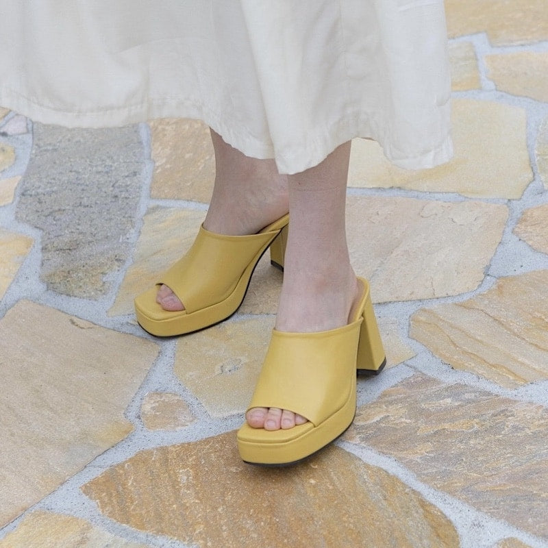 yellow sandal