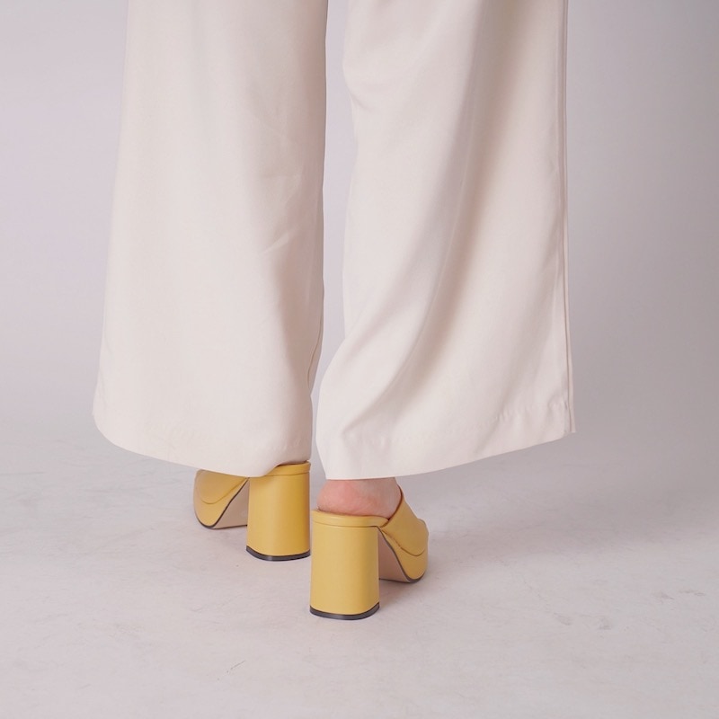 yellow sandal