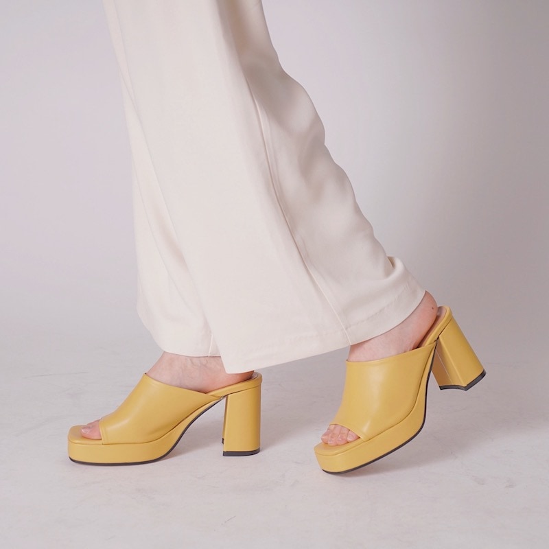yellow sandal