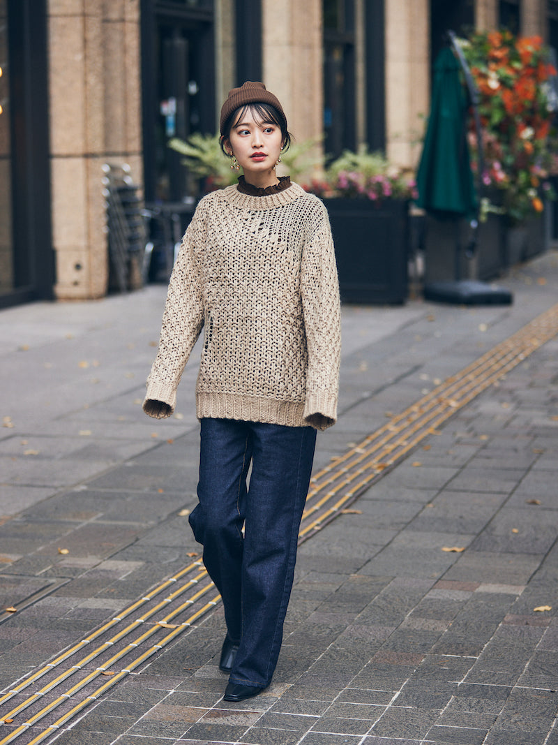 nuance hole knit