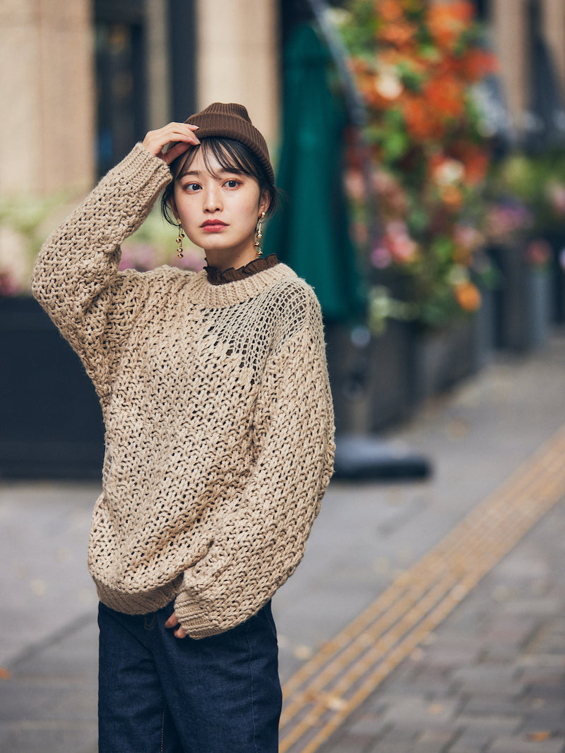 nuance hole knit