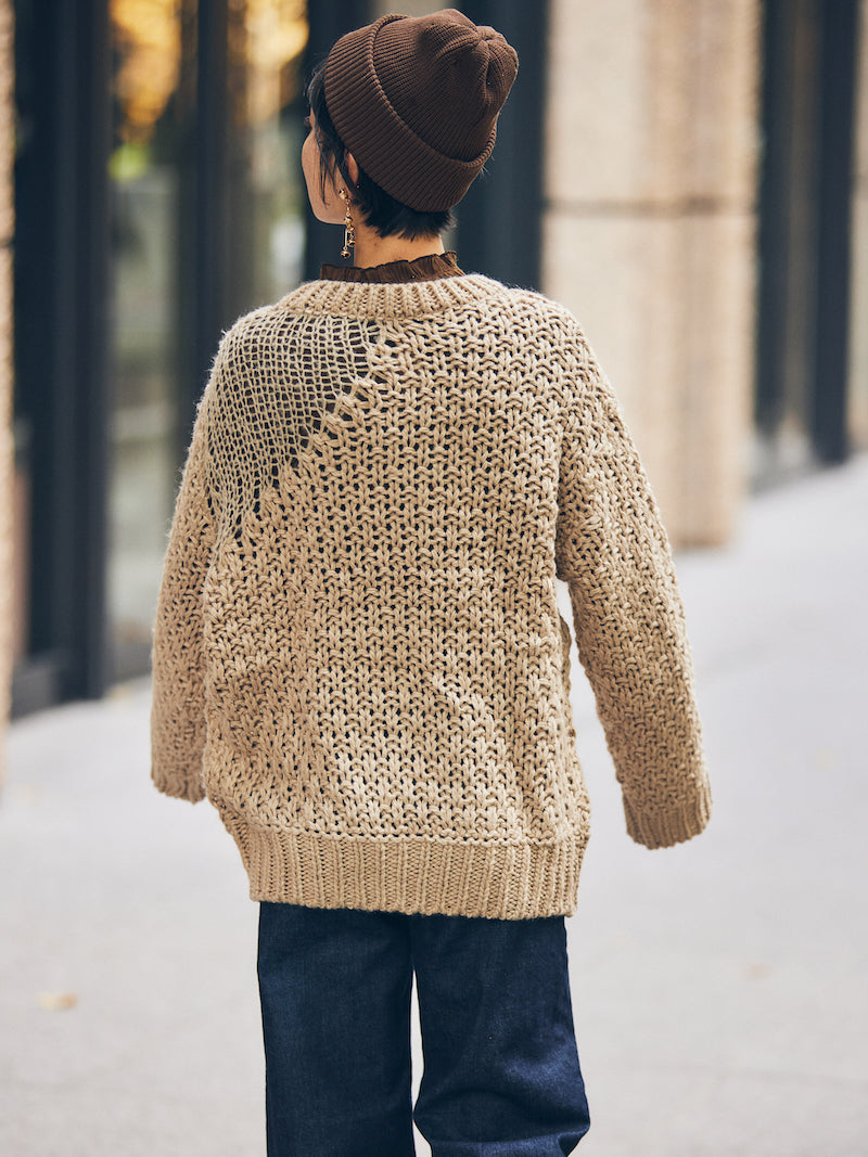 nuance hole knit