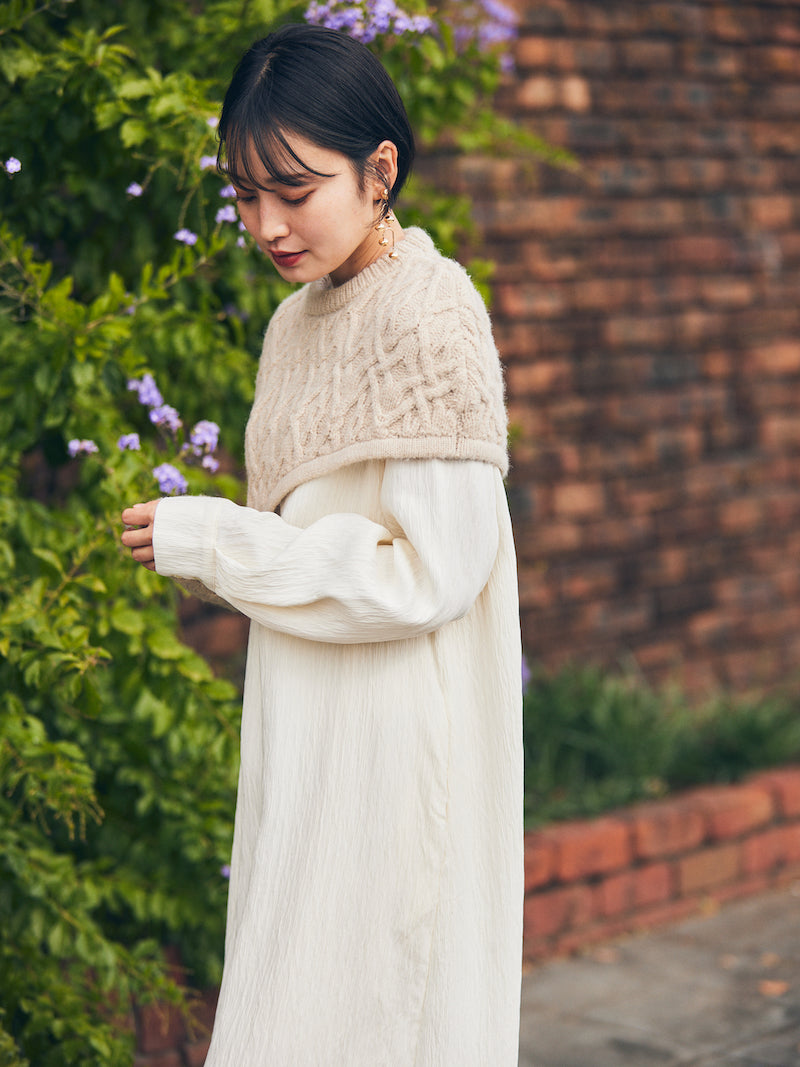 one shoulder knit