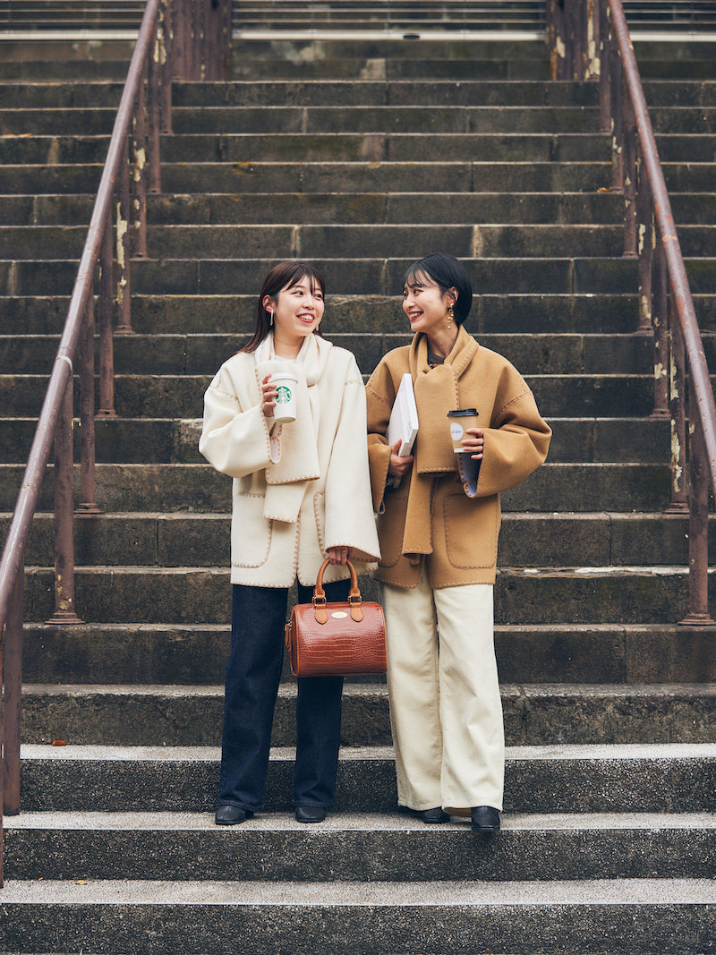 with stall coat【ivory】