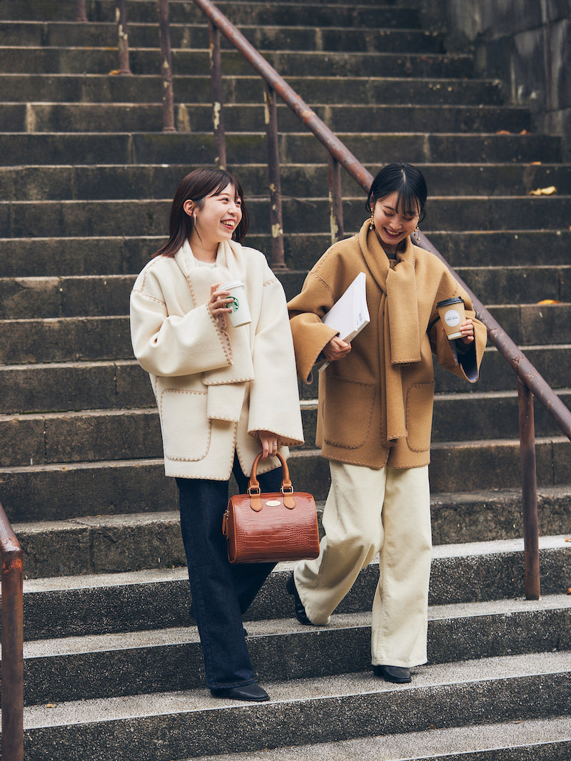 with stall coat【ivory】