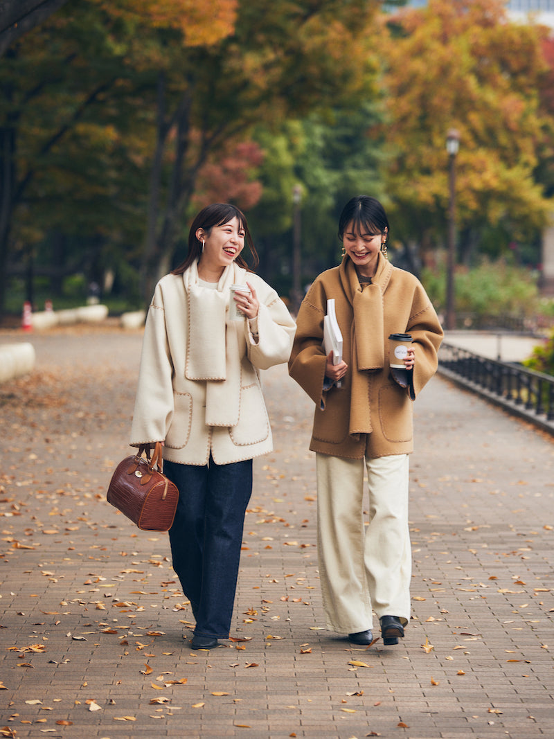 with stall coat【ivory】