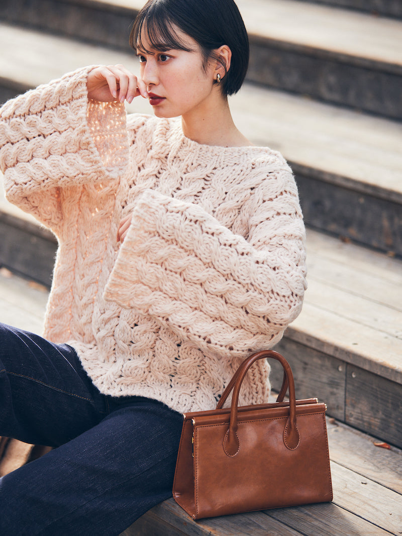 soft cable knit