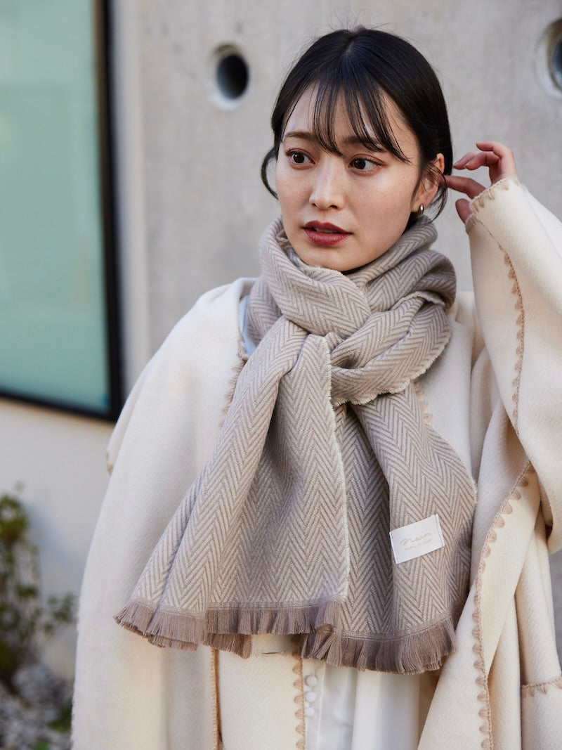 herringbone stole