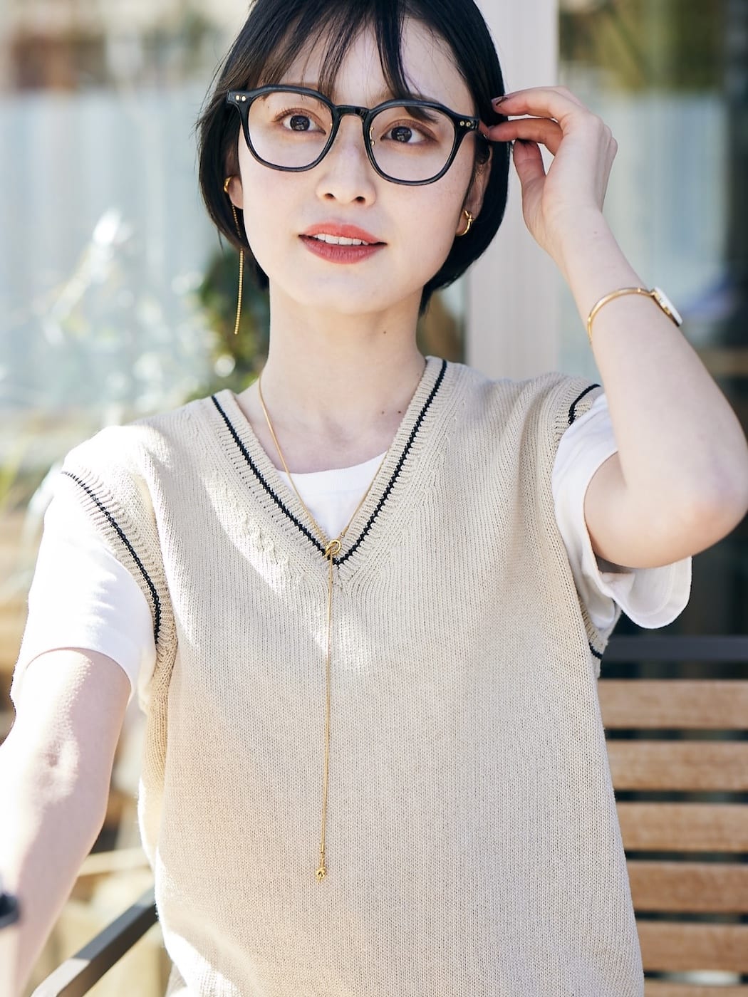 knot long necklace
