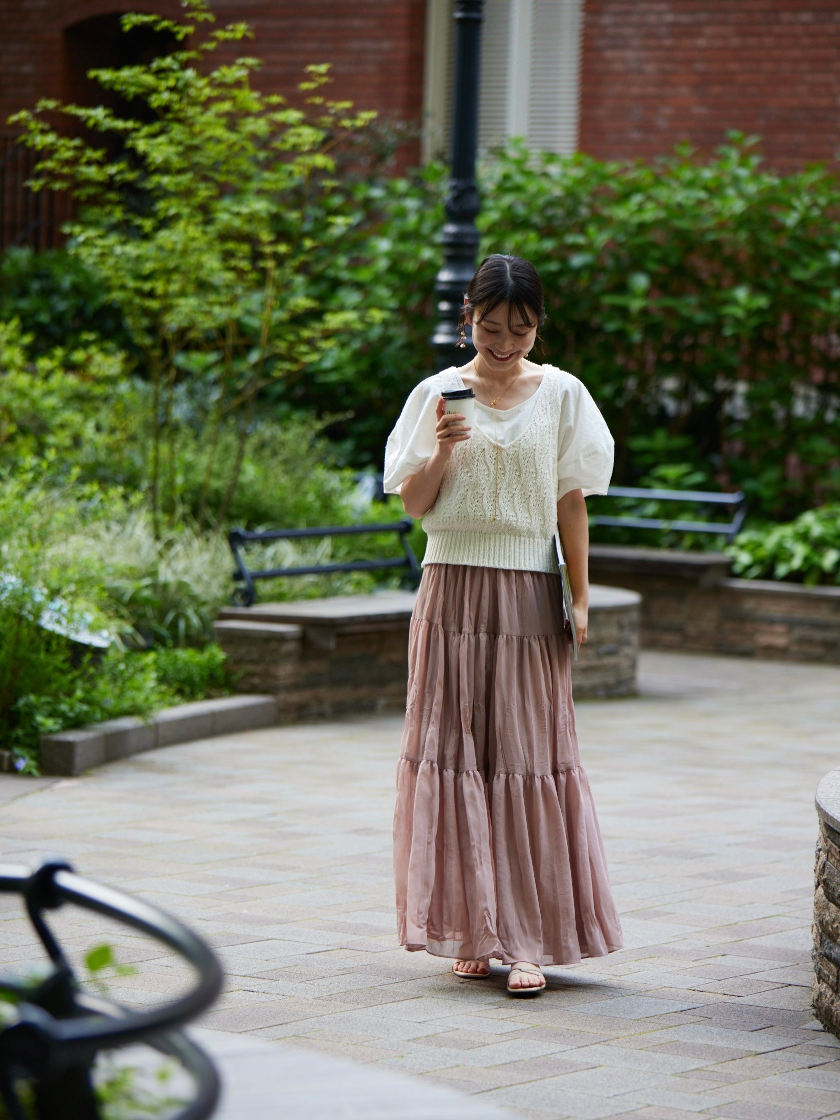 puff sleeve linen tops