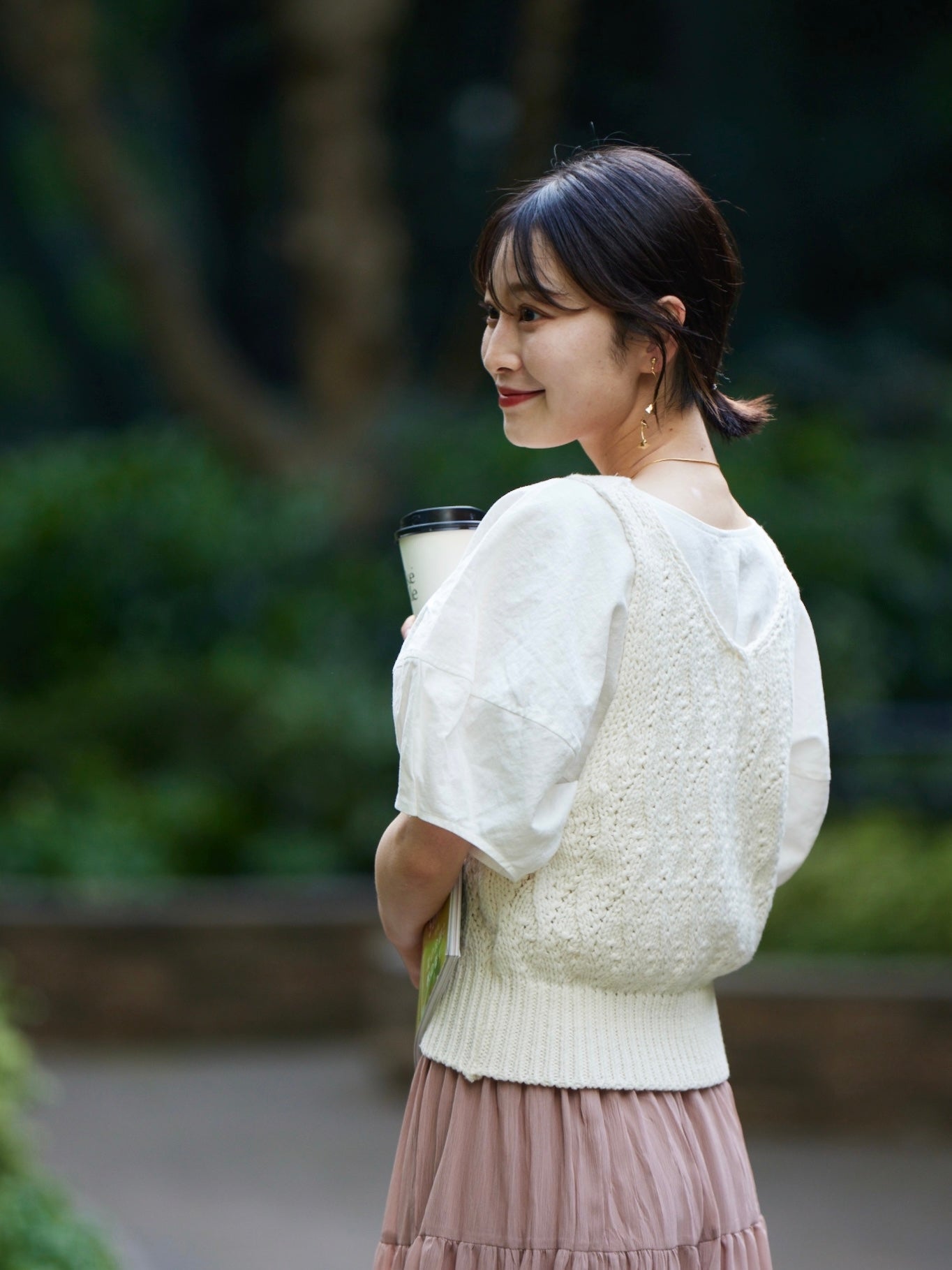 puff sleeve linen tops