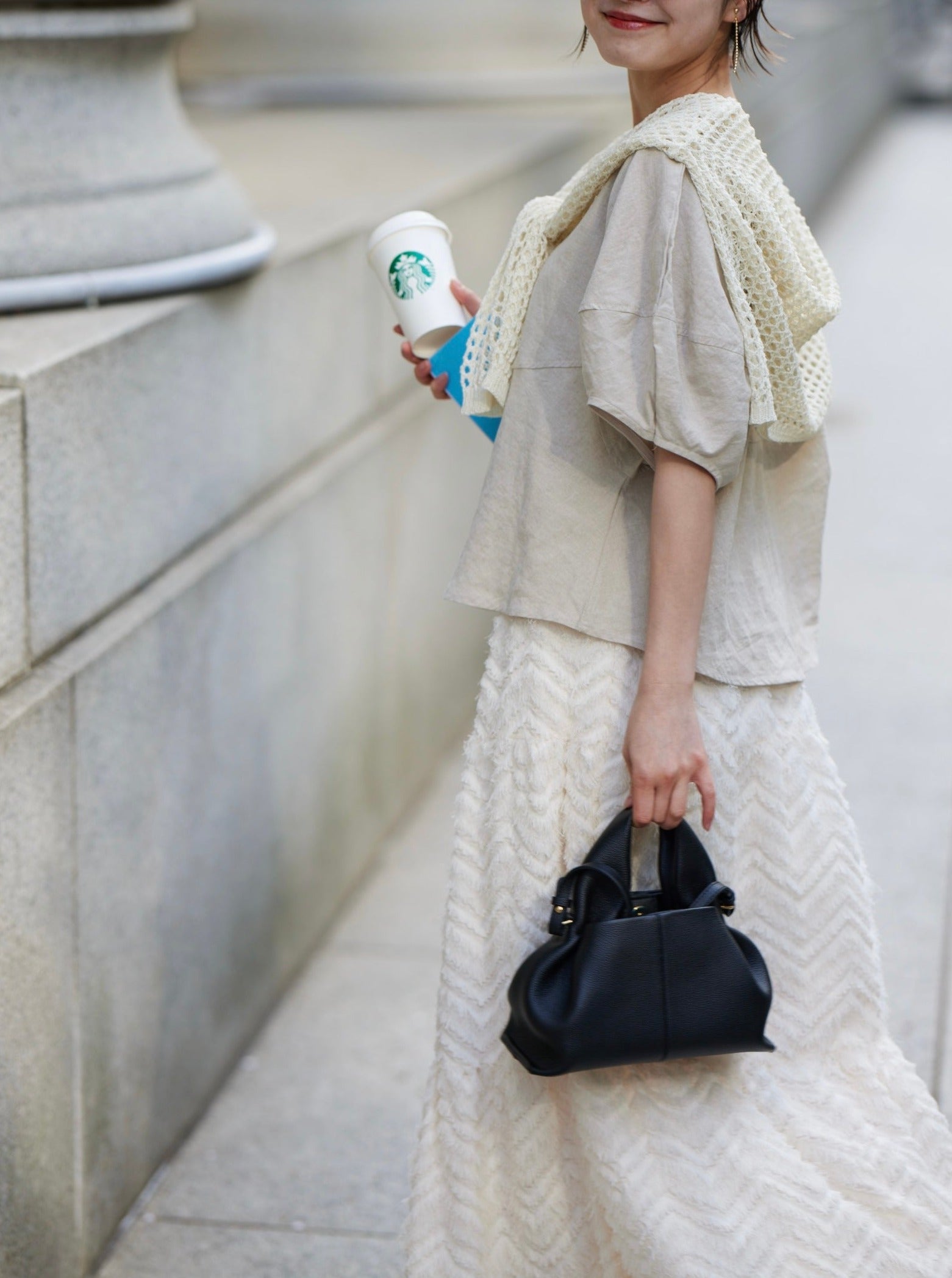 puff sleeve linen tops