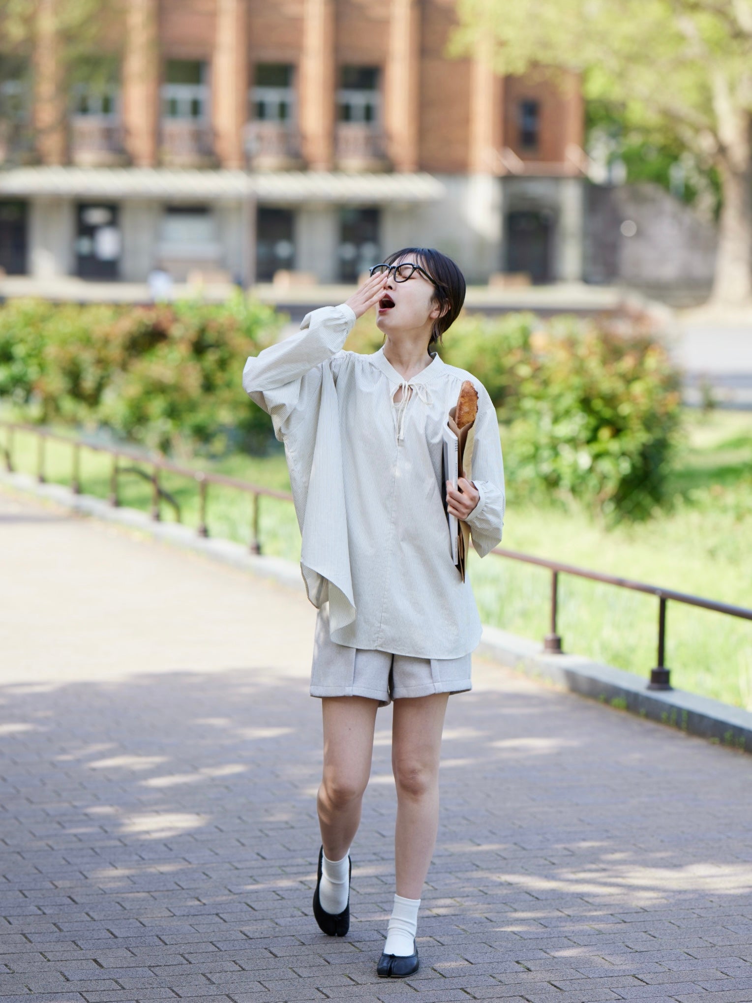 chiffon flare blouse