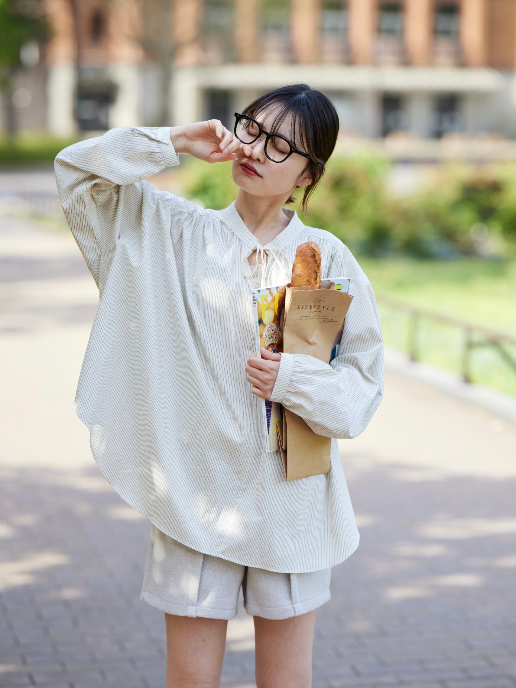 chiffon flare blouse