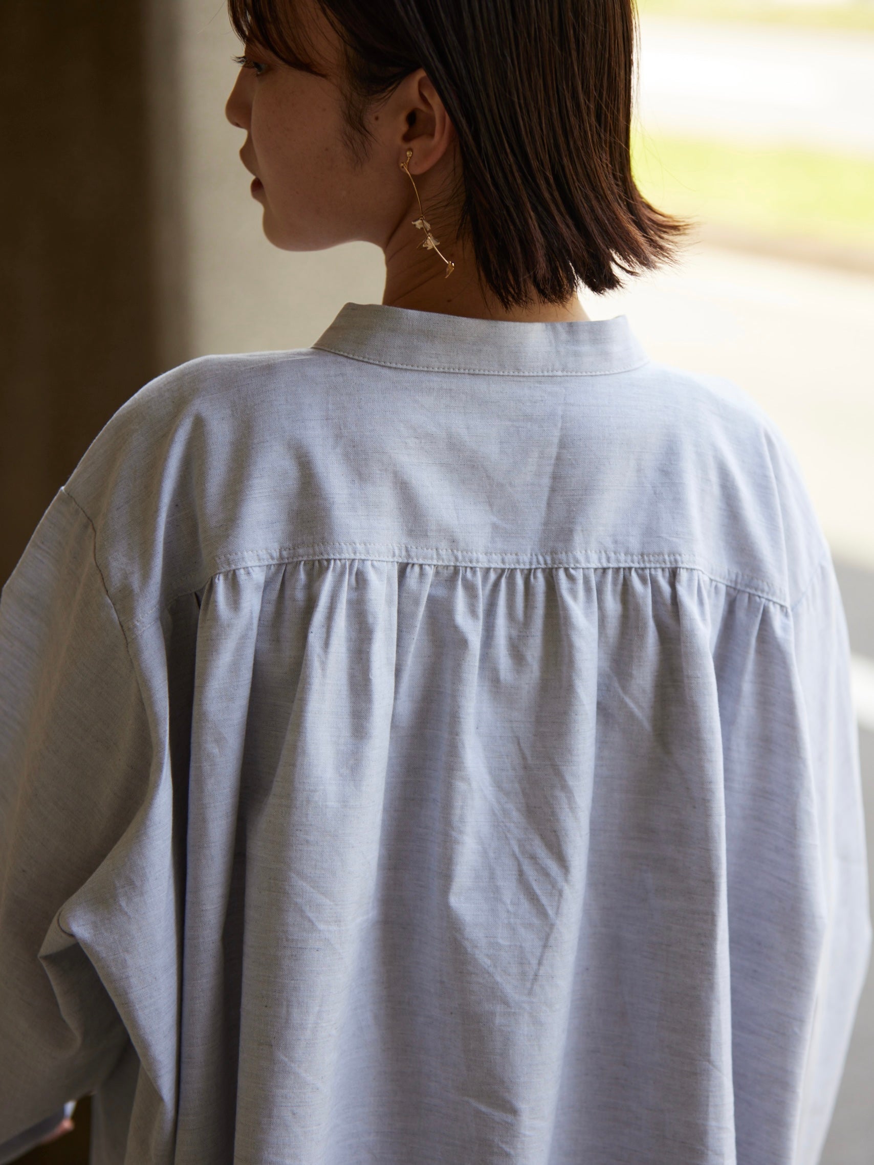 chiffon flare blouse