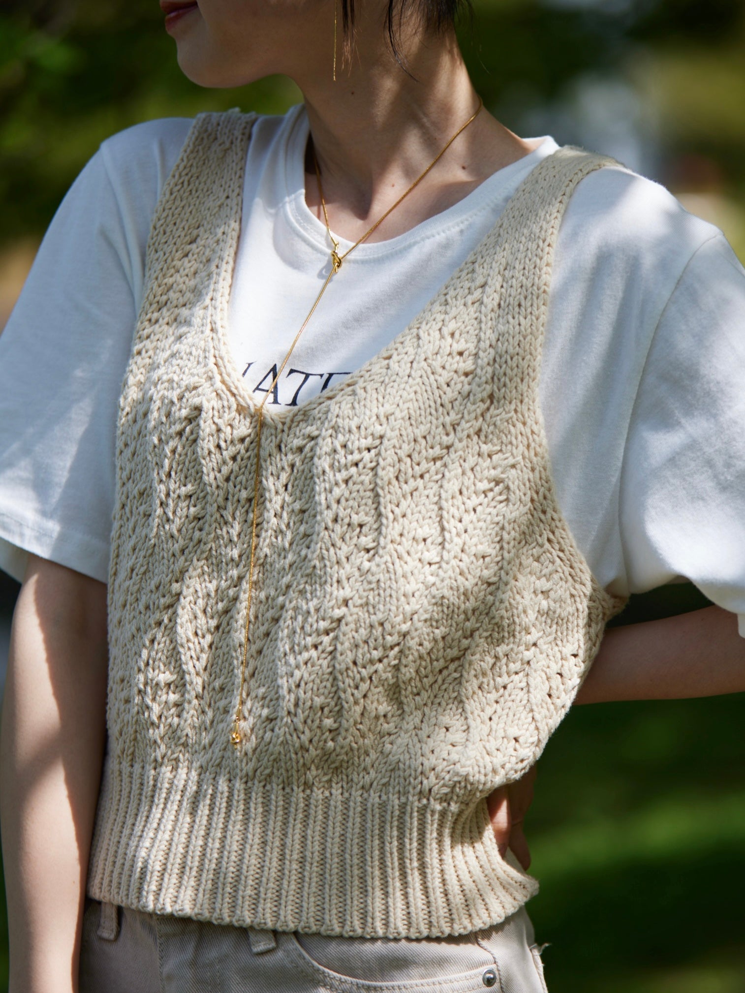 fluffy knit bustier