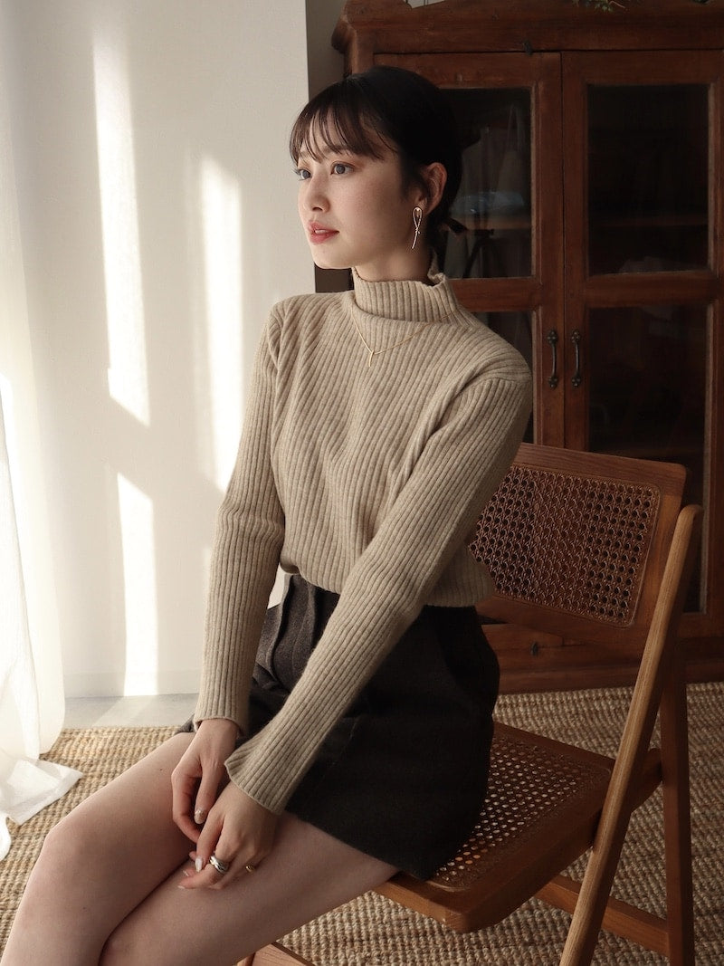 hineck rib knit