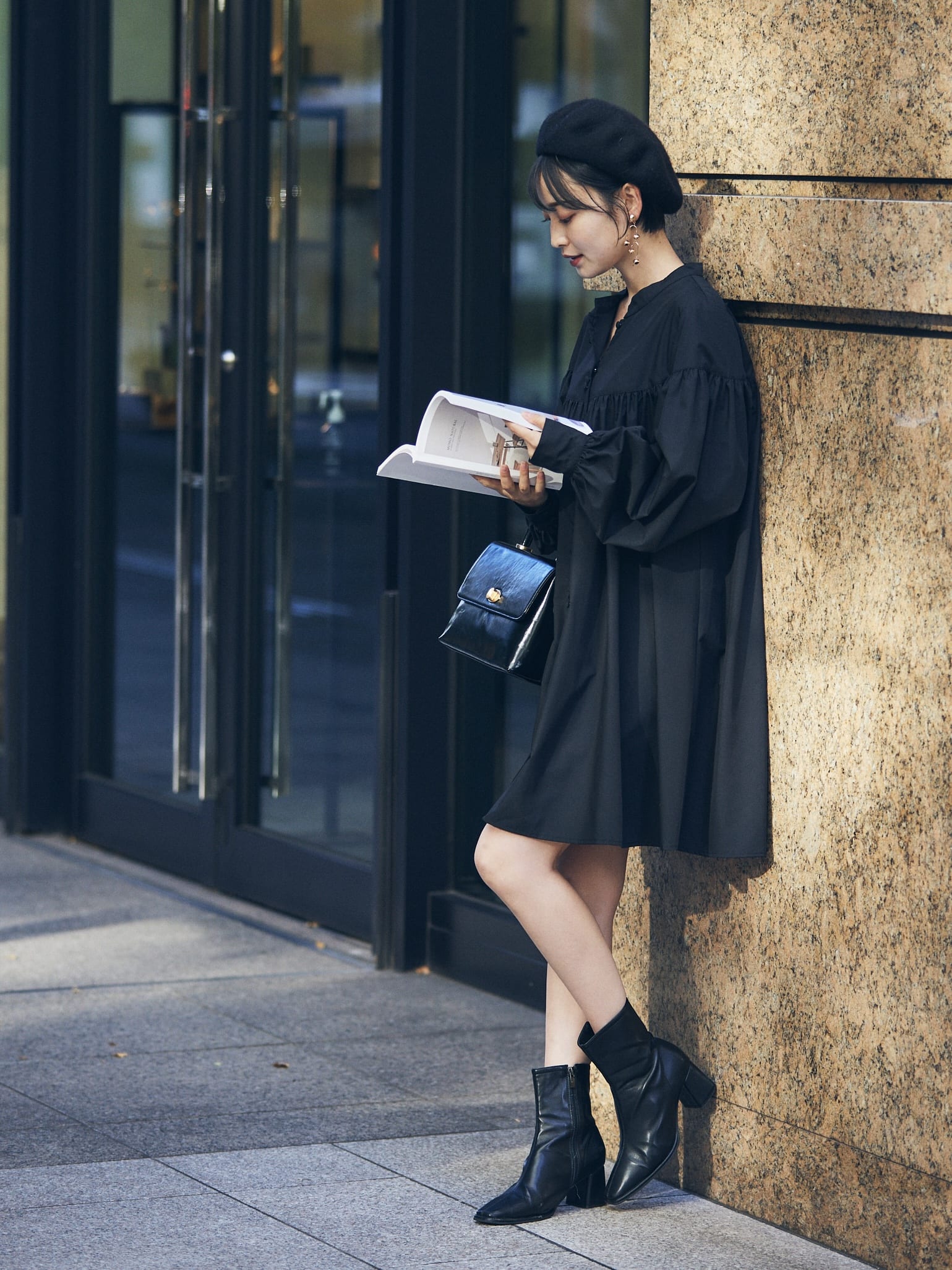volume gather mini one-piece