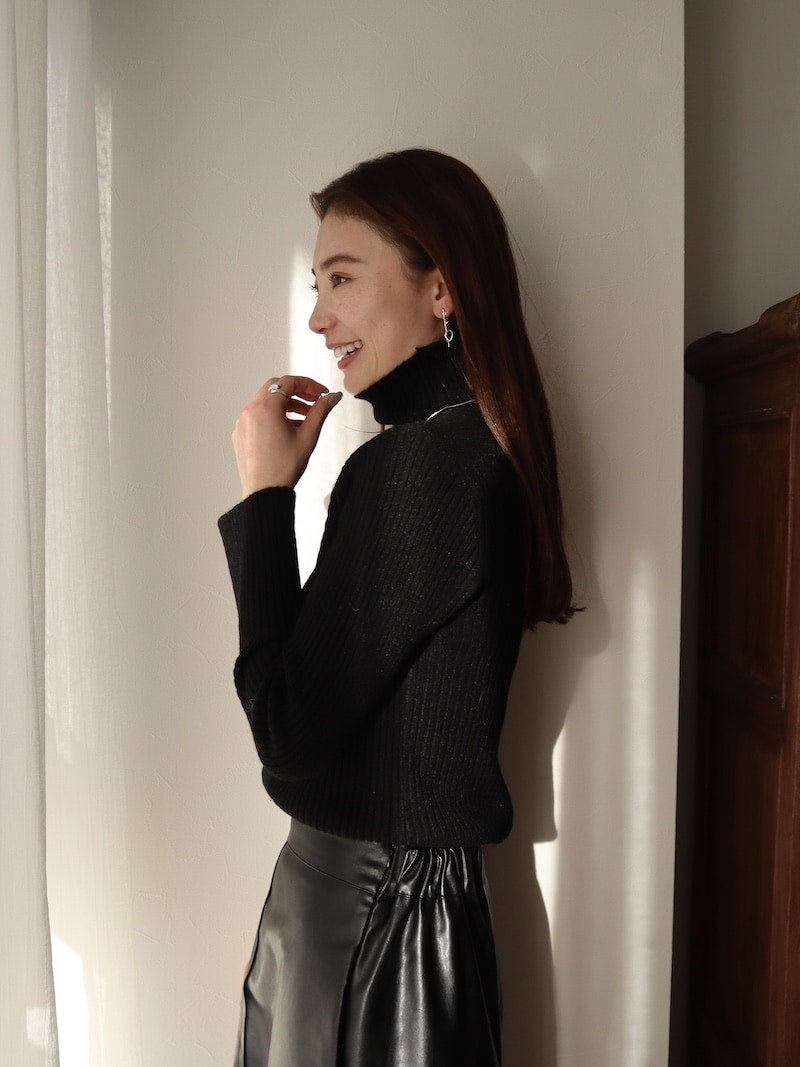 hineck rib knit