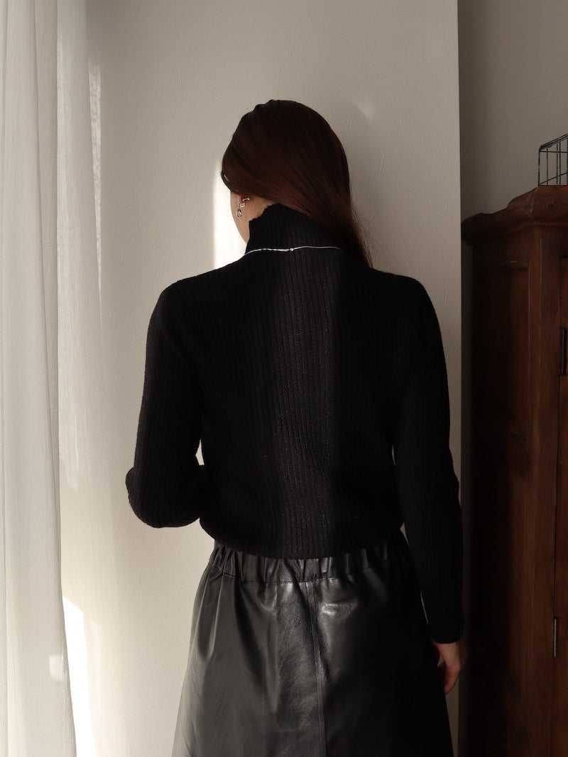 hineck rib knit