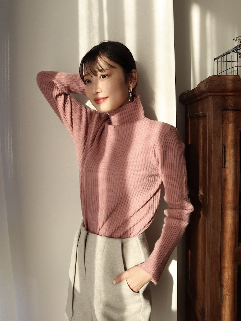 hineck rib knit