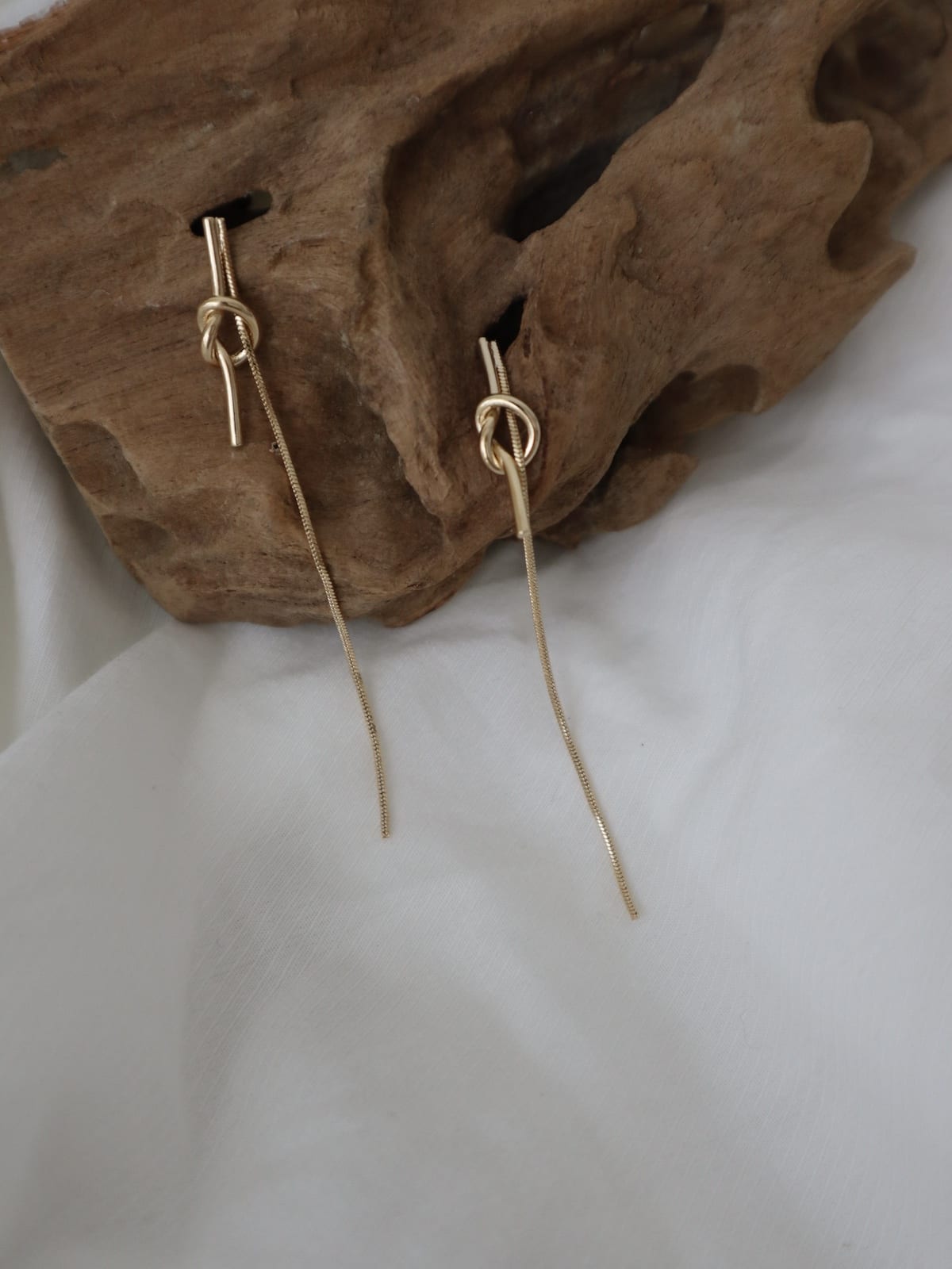 knot long pierce/earing