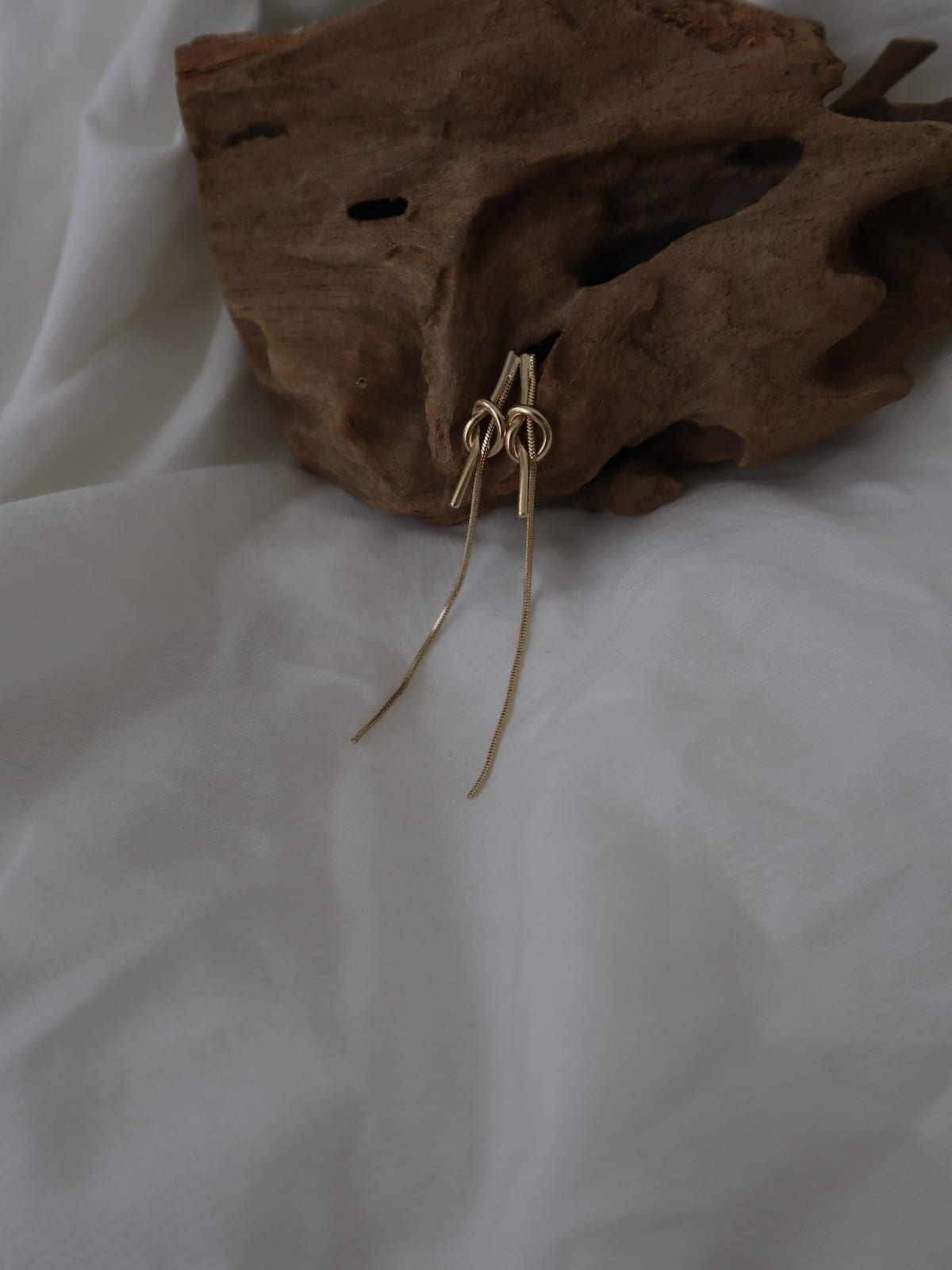 knot long pierce/earing